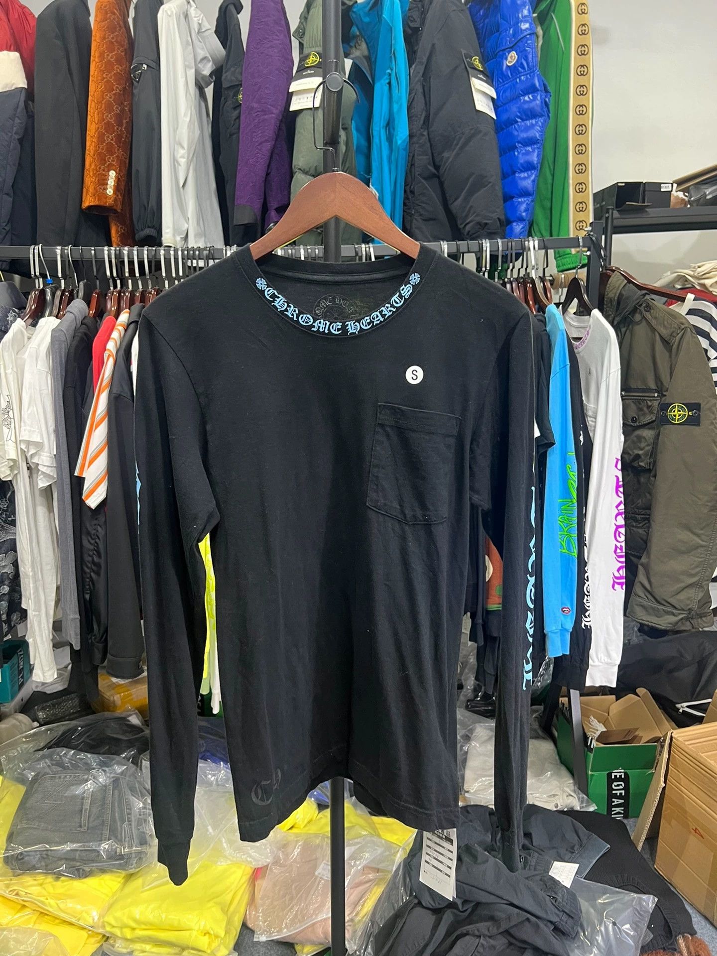 Chrome Hearts Chrome Hearts Sanskrit Long-Sleeve Shirt Size US S / EU 44-46 / 1 - 1 Thumbnail