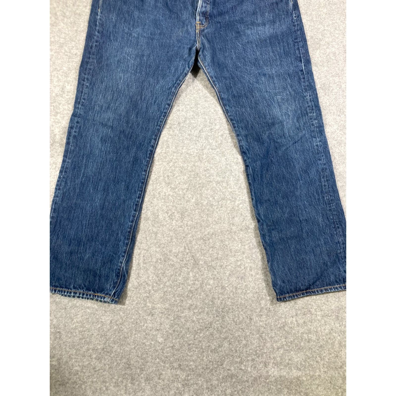 Levi's Levi's 501 Jeans Mens 42X32 Blue Denim Straight Leg Button Fly WPL 423 5-Pocket Size US 42 / EU 58 - 4 Thumbnail