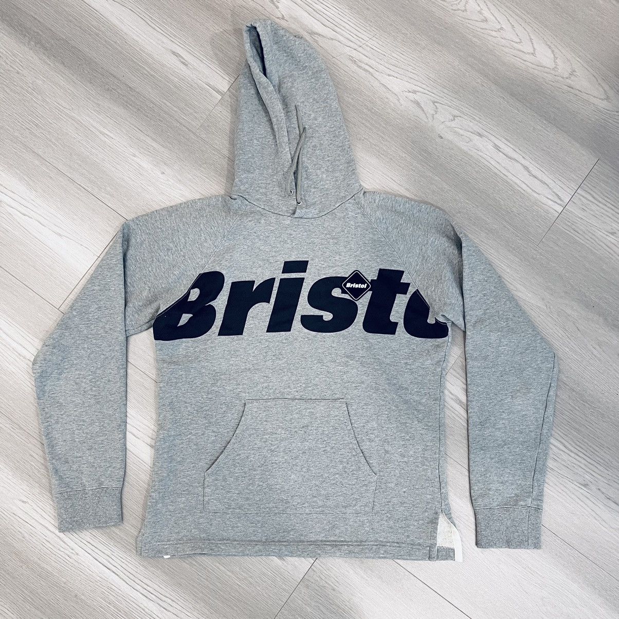 image of F C R B x Sophnet Fcrb Sophnet Logo Pullover Hoodie in Grey, Men's (Size Medium)