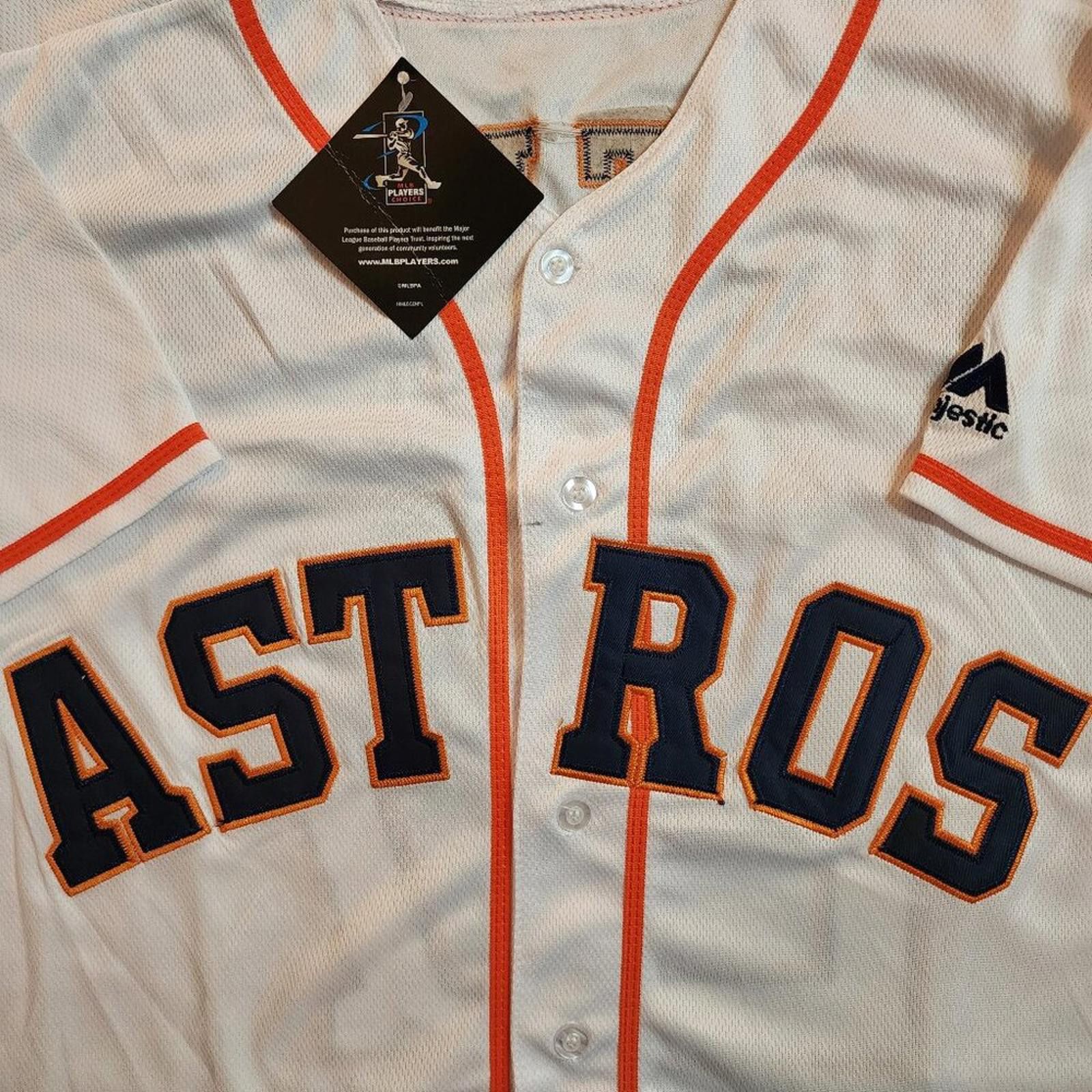Majestic Jose Altuve Majestic #27 Houston Astros Jersey NWT Sz M Size US M / EU 48-50 / 2 - 7 Thumbnail