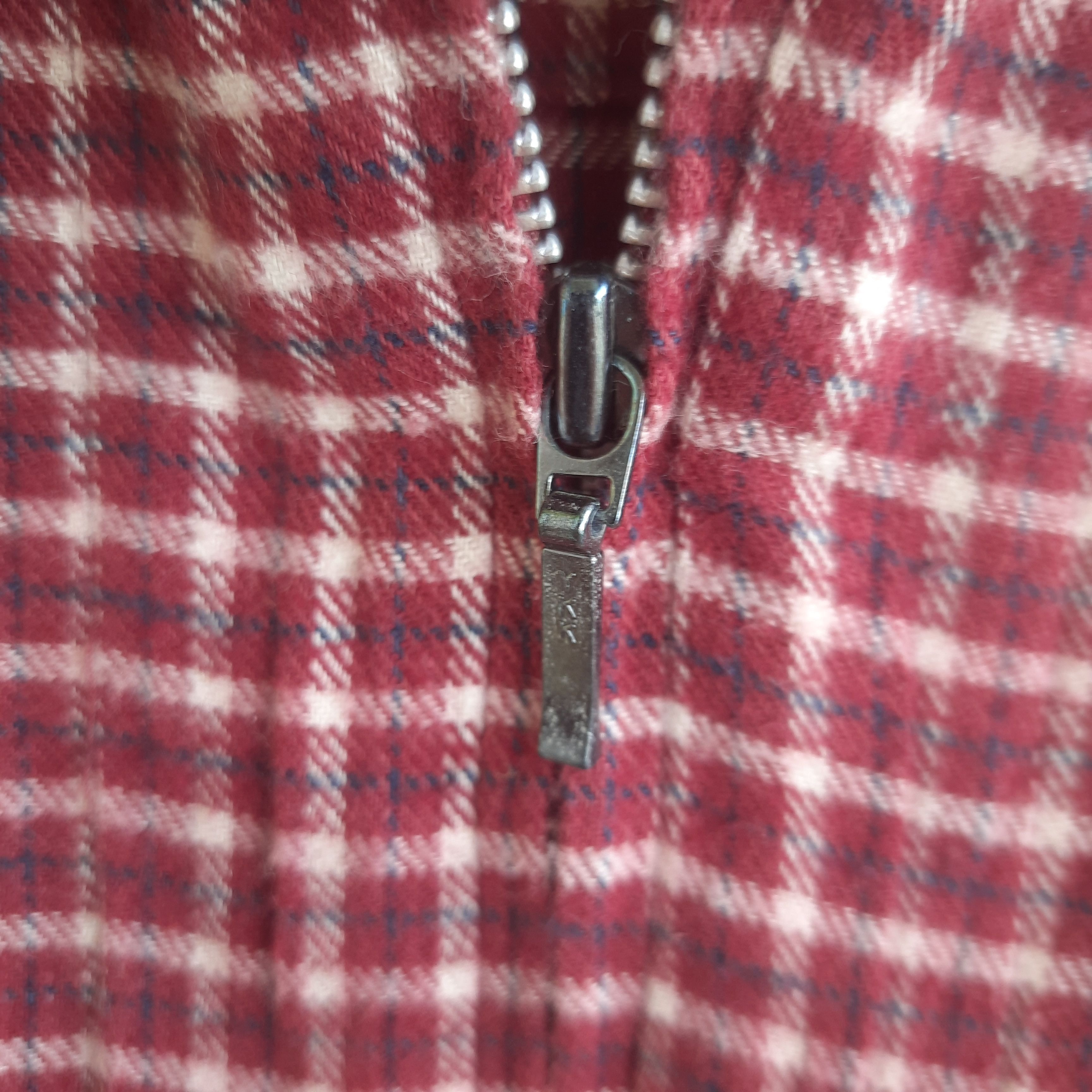 Japanese Brand Vintage Jungle Strom Plaid Flannel Zipper Size US L / EU 52-54 / 3 - 6 Thumbnail