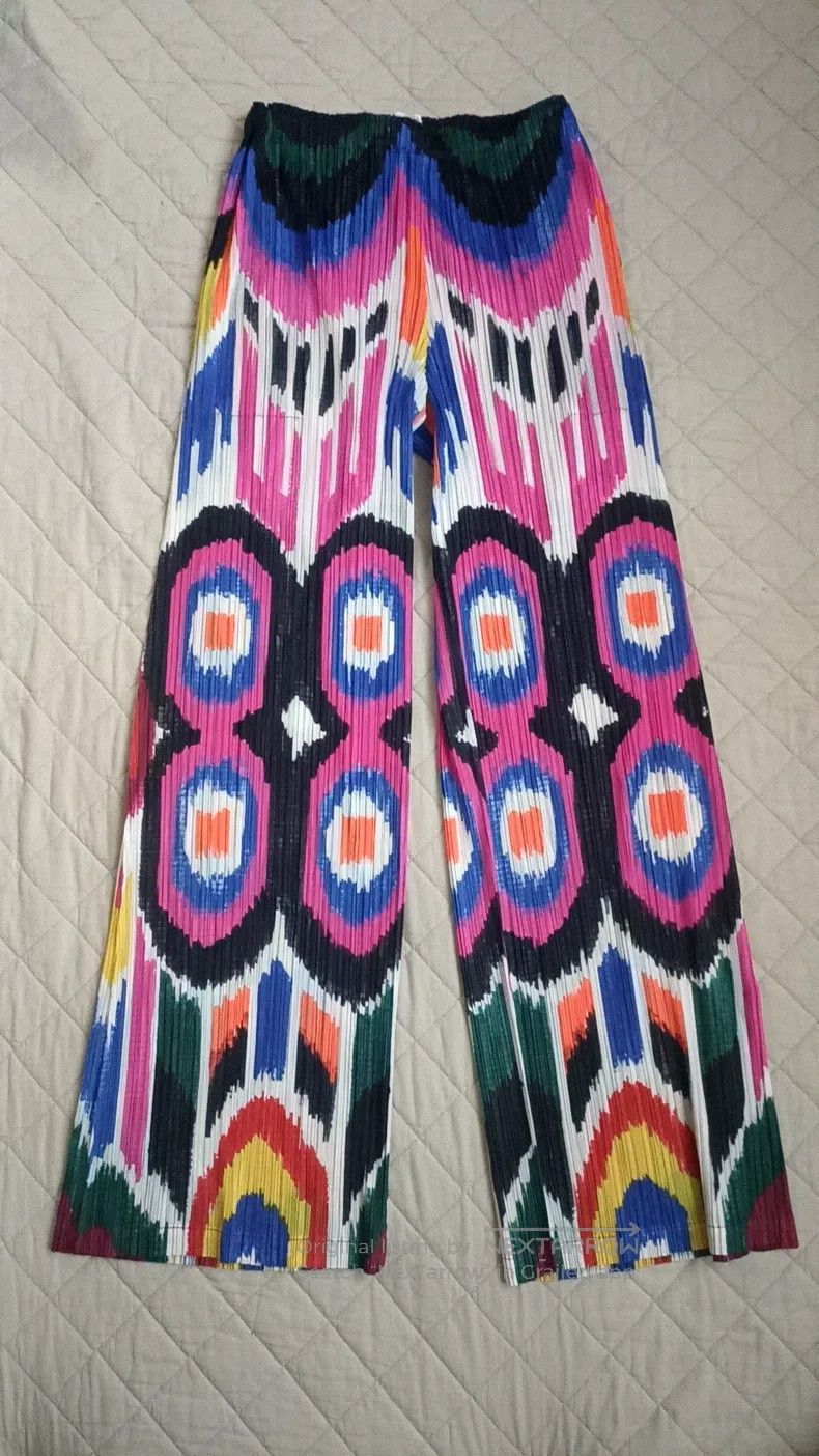 Issey Miyake Issey Miyake size:3 Color Block Pants Size 22" - 1 Thumbnail