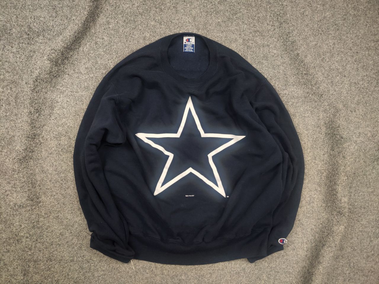 Champion Vintage 1996s Champion NFL Dallas Cowboys Logo Sweatshirt Size US L / EU 52-54 / 3 - 1 Thumbnail