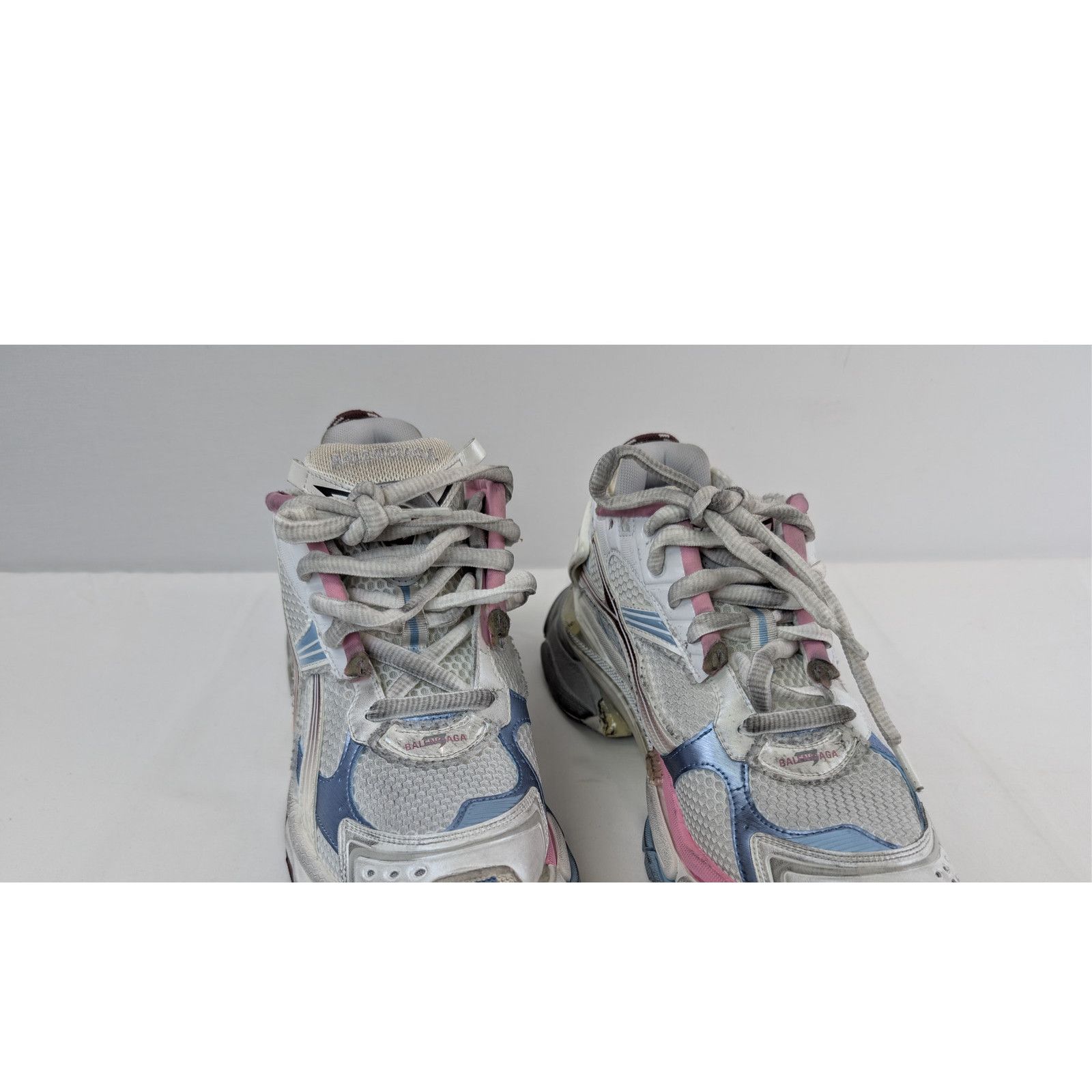 Balenciaga o1rshd1 Q:2 / Runner Gradient Sneaker in Multicolor Size US 9 / EU 42 - 6 Thumbnail