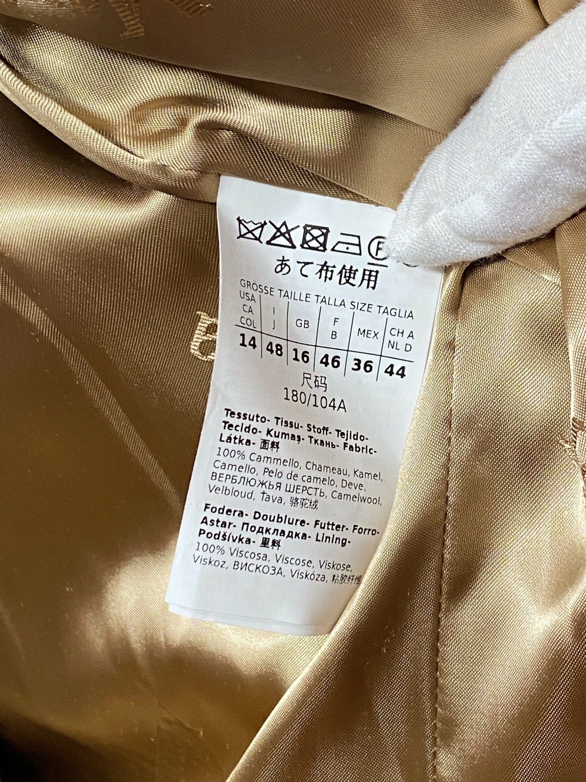 Max Mara Max Mara Rialto Camel Hair Belted Short Hooded Coat size 14 Size XL / US 12-14 / IT 48-50 - 13 Thumbnail