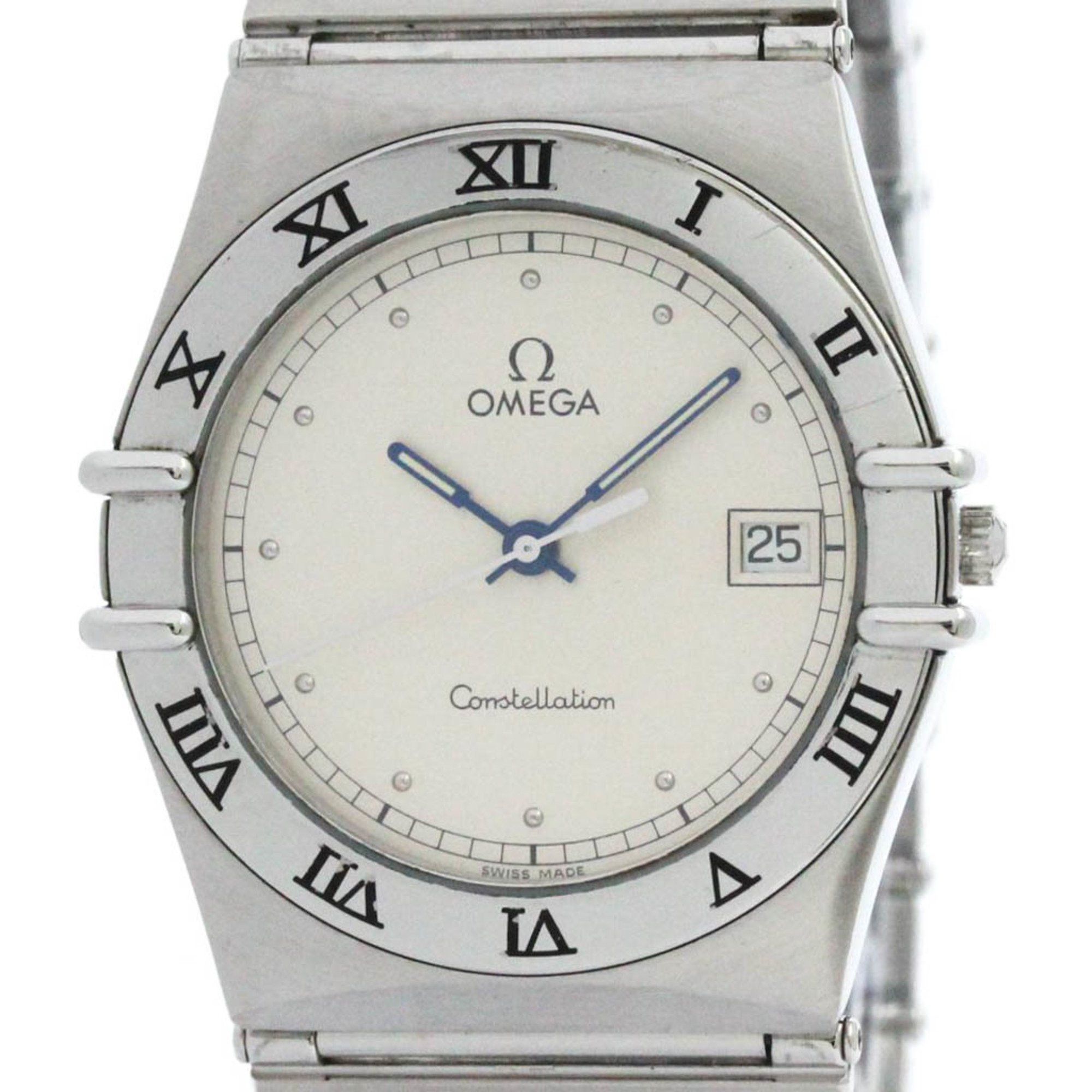 Omega Polished OMEGA Constellation Stainless Steel Quartz Mens Watch 396.1070 BF573190 Size ONE SIZE - 1 Thumbnail