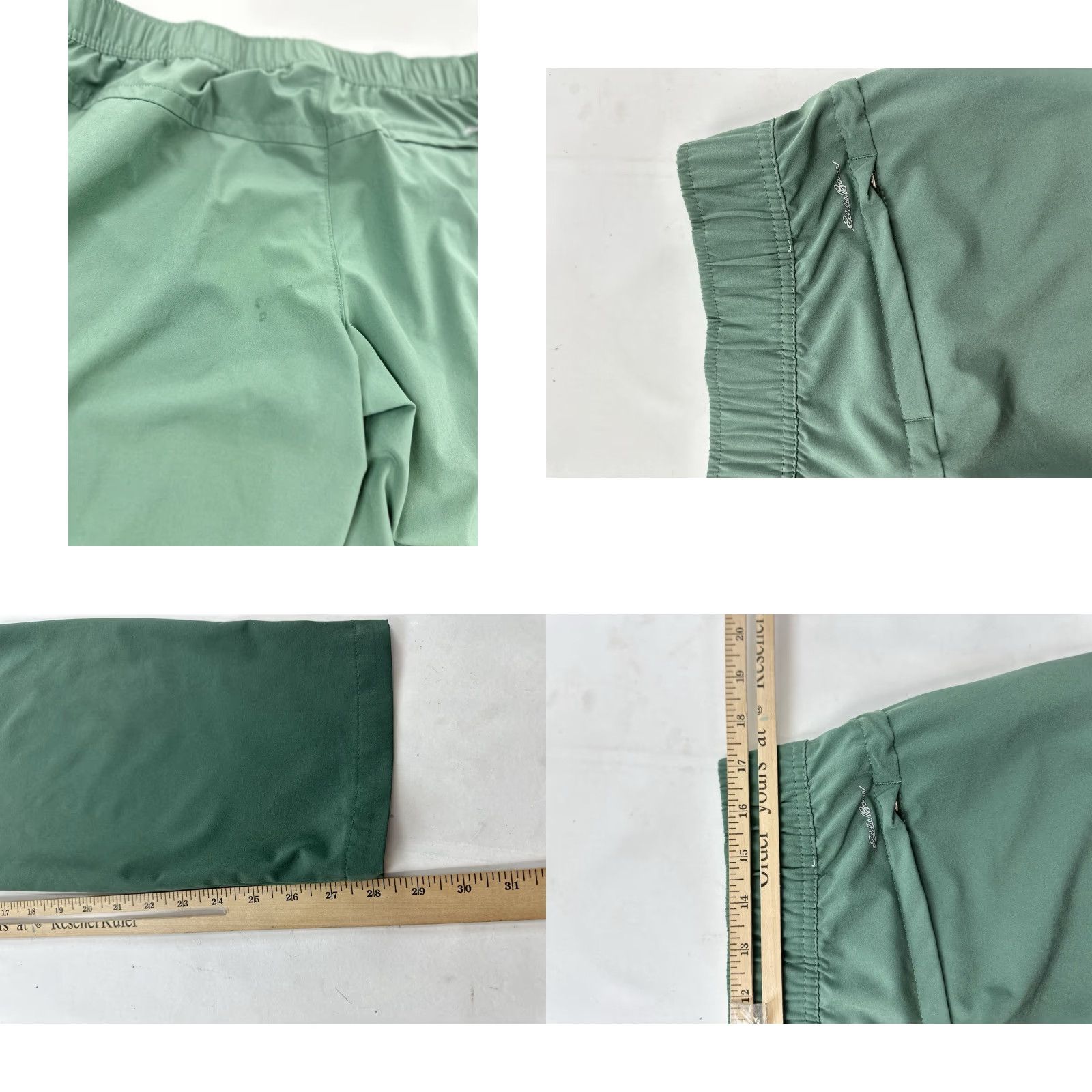 Eddie Bauer Eddie Bauer Women L Green Traveler Pants Pants Travel Ankle Gorpcore Pockets Slim Regular Size L Womens Green Travel Pants Size 36" / US 14 / IT 50 - 8 Thumbnail