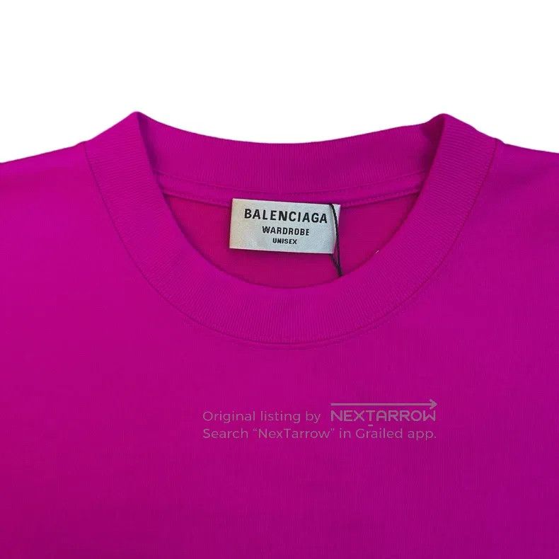 Balenciaga Balenciaga Solid Color Round Neck Short Sleeve Size XS / US 0-2 / IT 36-38 - 4 Thumbnail