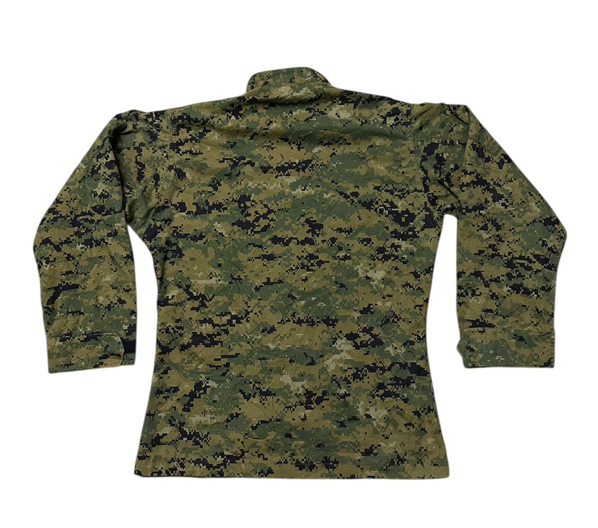 Vintage Vintage USMC woodland camo slang pocket button shirts jacket Size US M / EU 48-50 / 2 - 13 Thumbnail