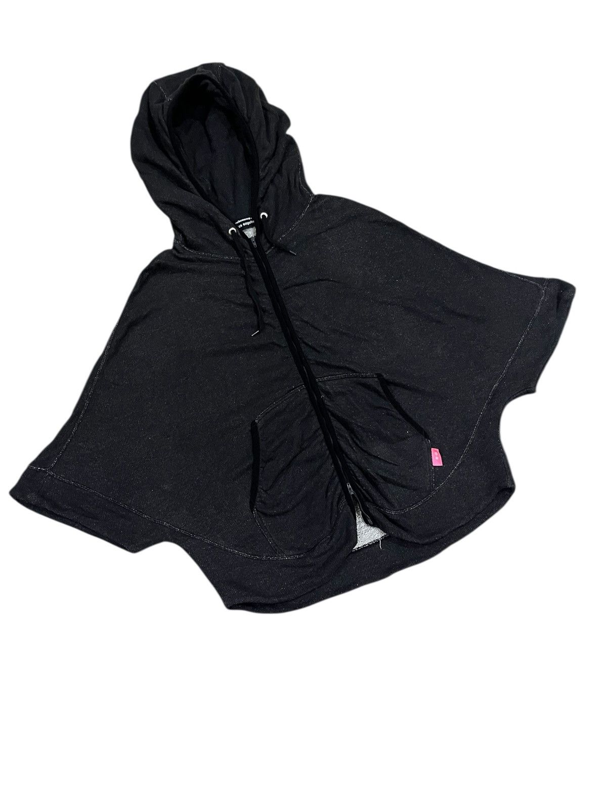 Issey Miyake Mercibeaucoup by issey miyake poncho style hoodie black Size L / US 10 / IT 46 - 2 Thumbnail