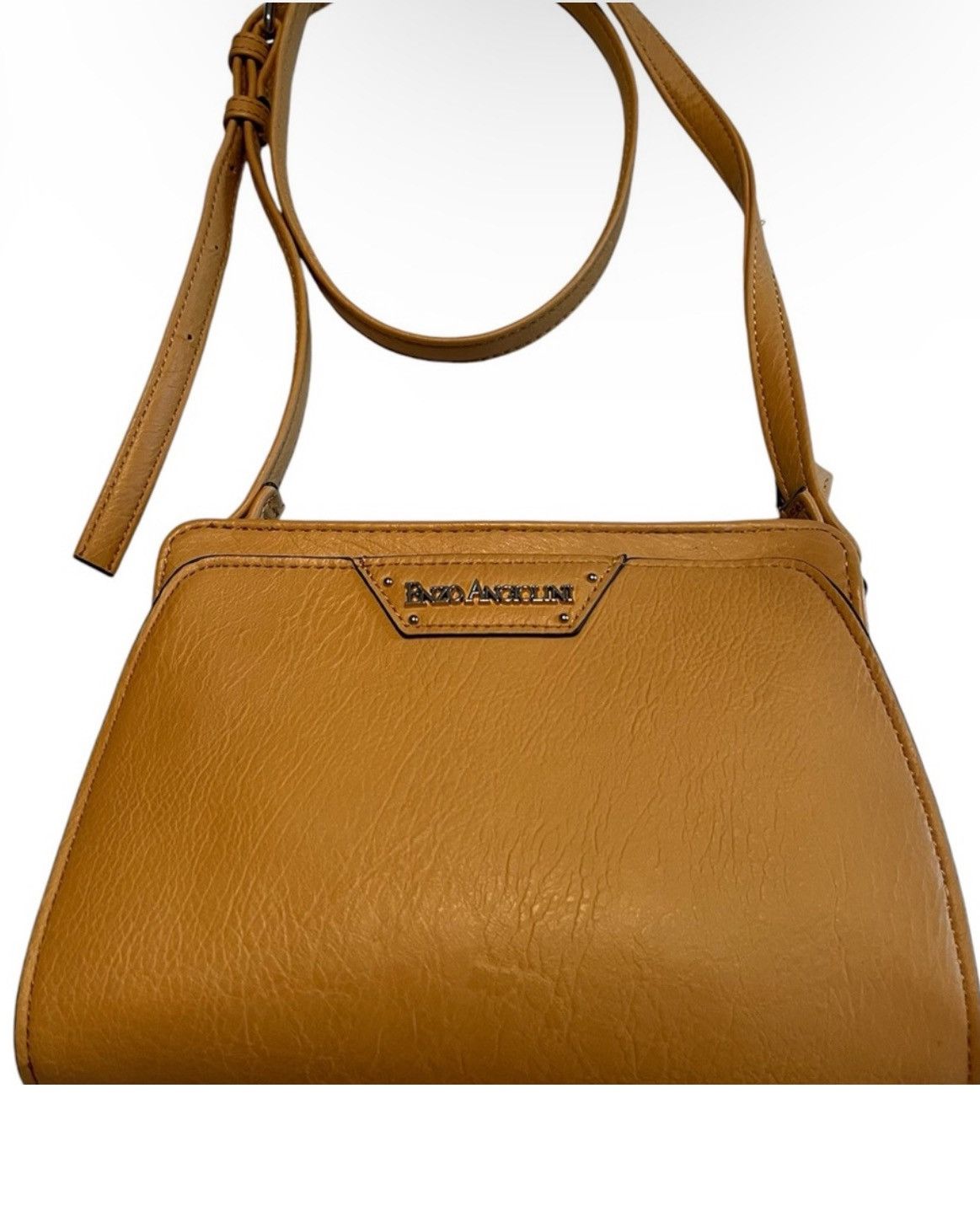 Enzo Angiolini Gold Multi-Section Crossbody Bag Handbag, Women's