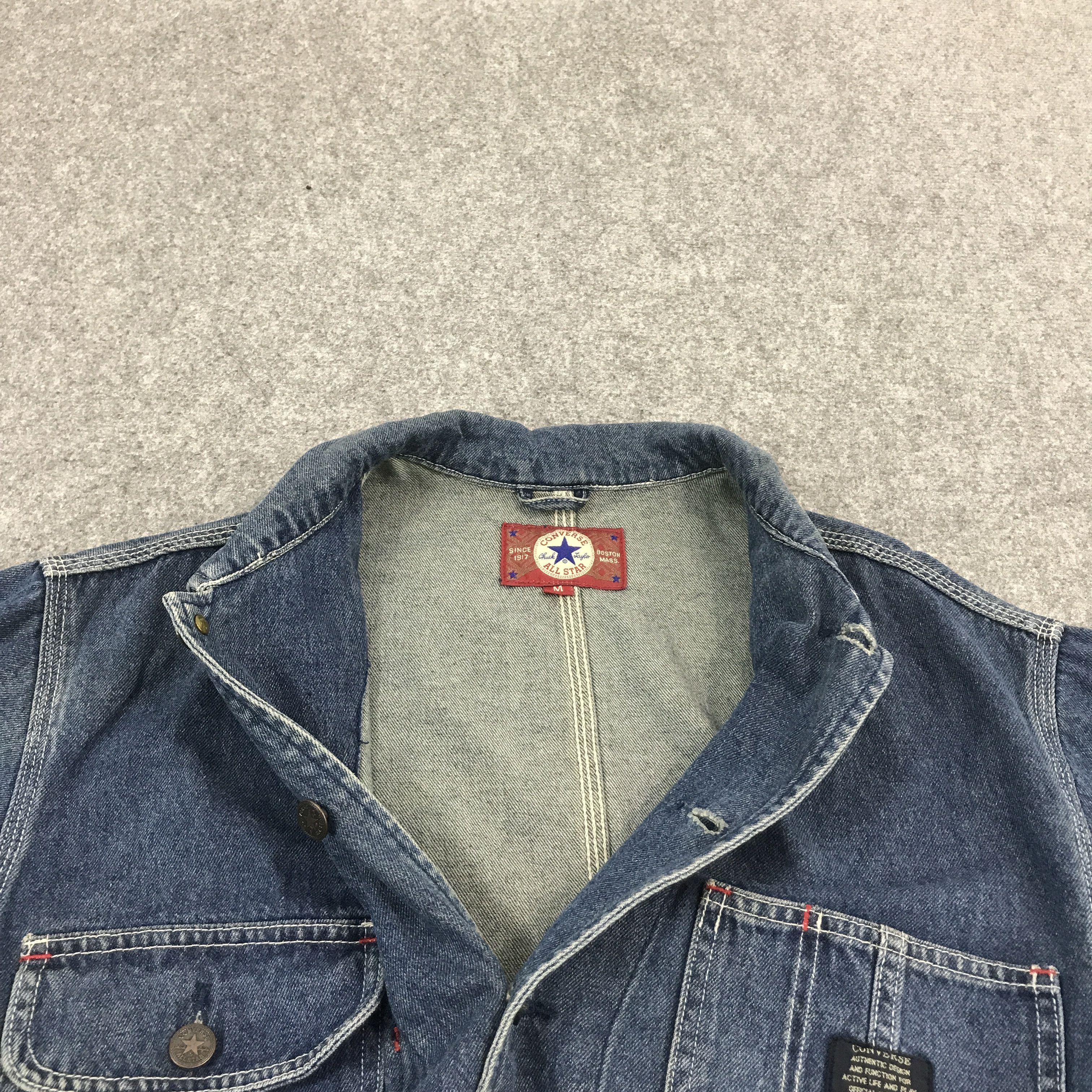 Converse converse all star chore denim jacket Size US M / EU 48-50 / 2 - 5 Thumbnail