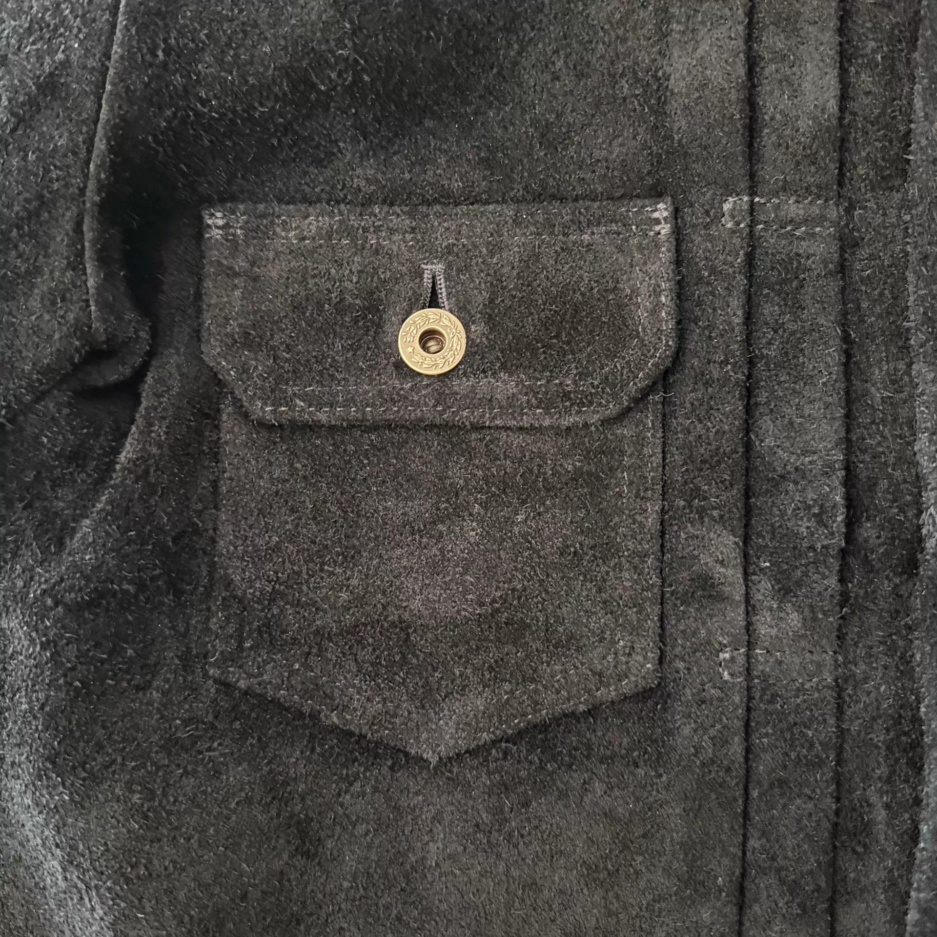 Y'2 Leather Y'2 Leather Black Nubuck Cowhide Type2 Jacket 40 Size US S / EU 44-46 / 1 - 5 Thumbnail