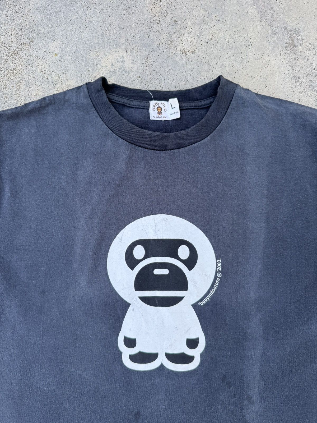 Bape Sun Faded Vintage 2002 Bape Baby Milo Mirror Prints Size US L / EU 52-54 / 3 - 2 Thumbnail