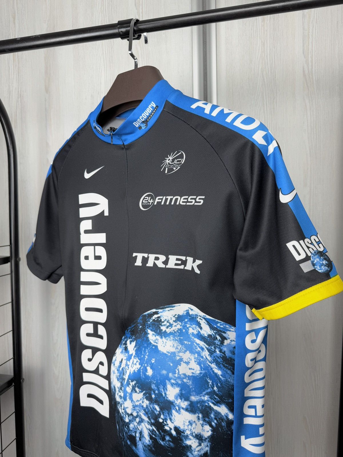 Nike 2007 Nike Discovery Channel Cycling Bike Jersey Vintage Size US L / EU 52-54 / 3 - 5 Thumbnail
