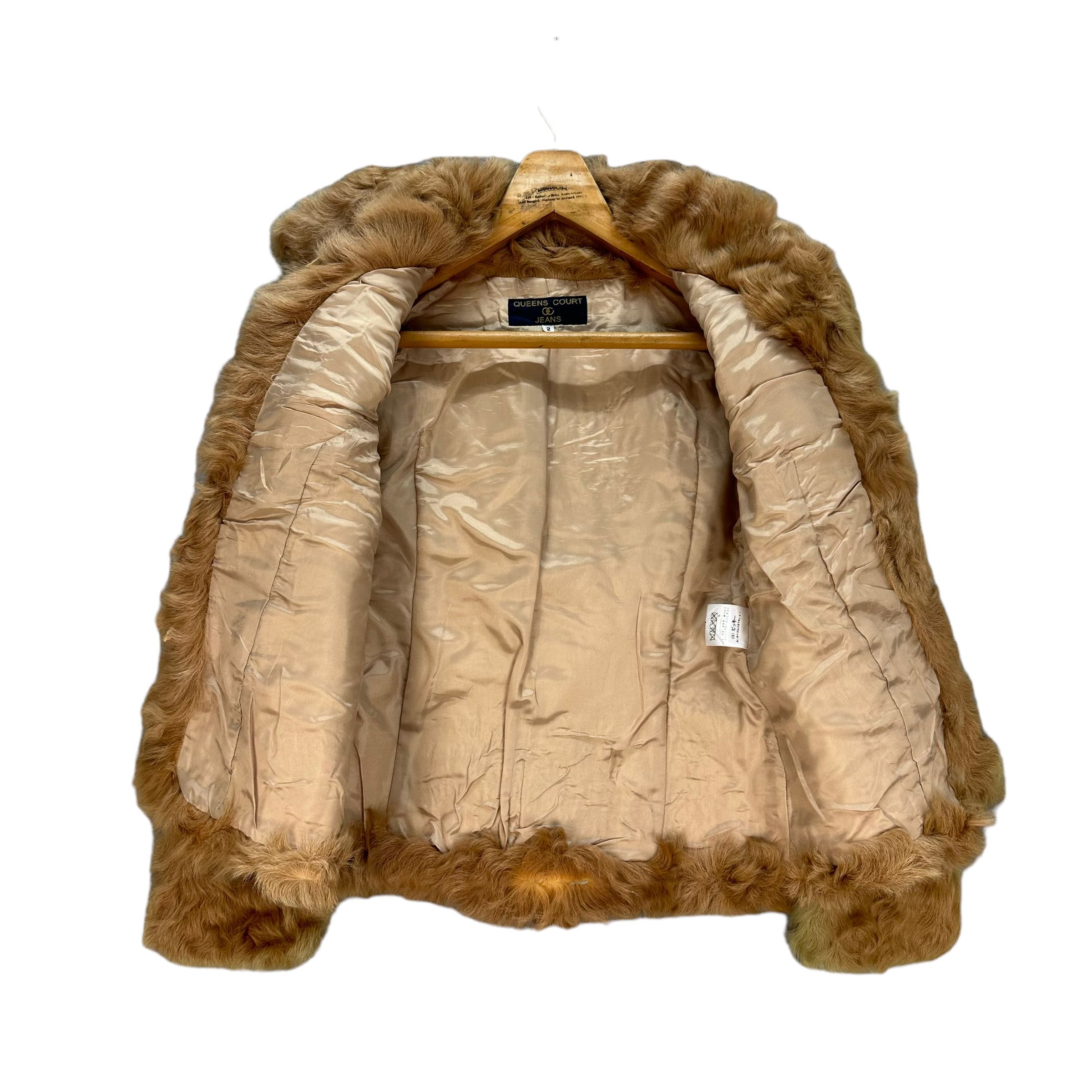 Japanese Brand QUEENS COURT FUR JACKET #8287-001 Size XS / US 0-2 / IT 36-38 - 7 Thumbnail