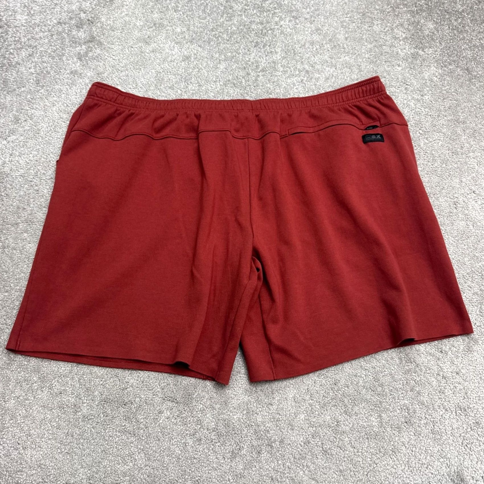 Vintage MSX Michael Strahan Fleece Sweat Shorts Mens 3XL Brown Athletic Activewear Size US 39 - 2 Thumbnail