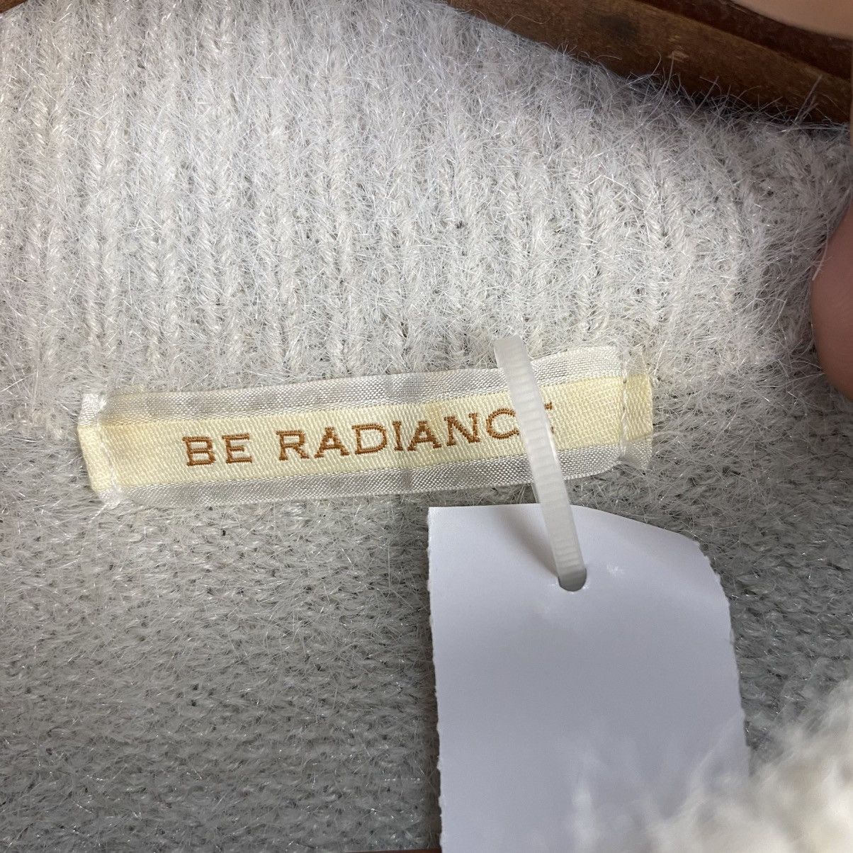 Vintage DL Be Radiance Blue Mohair Knitwear #C1171 Size M / US 6-8 / IT 42-44 - 9 Thumbnail
