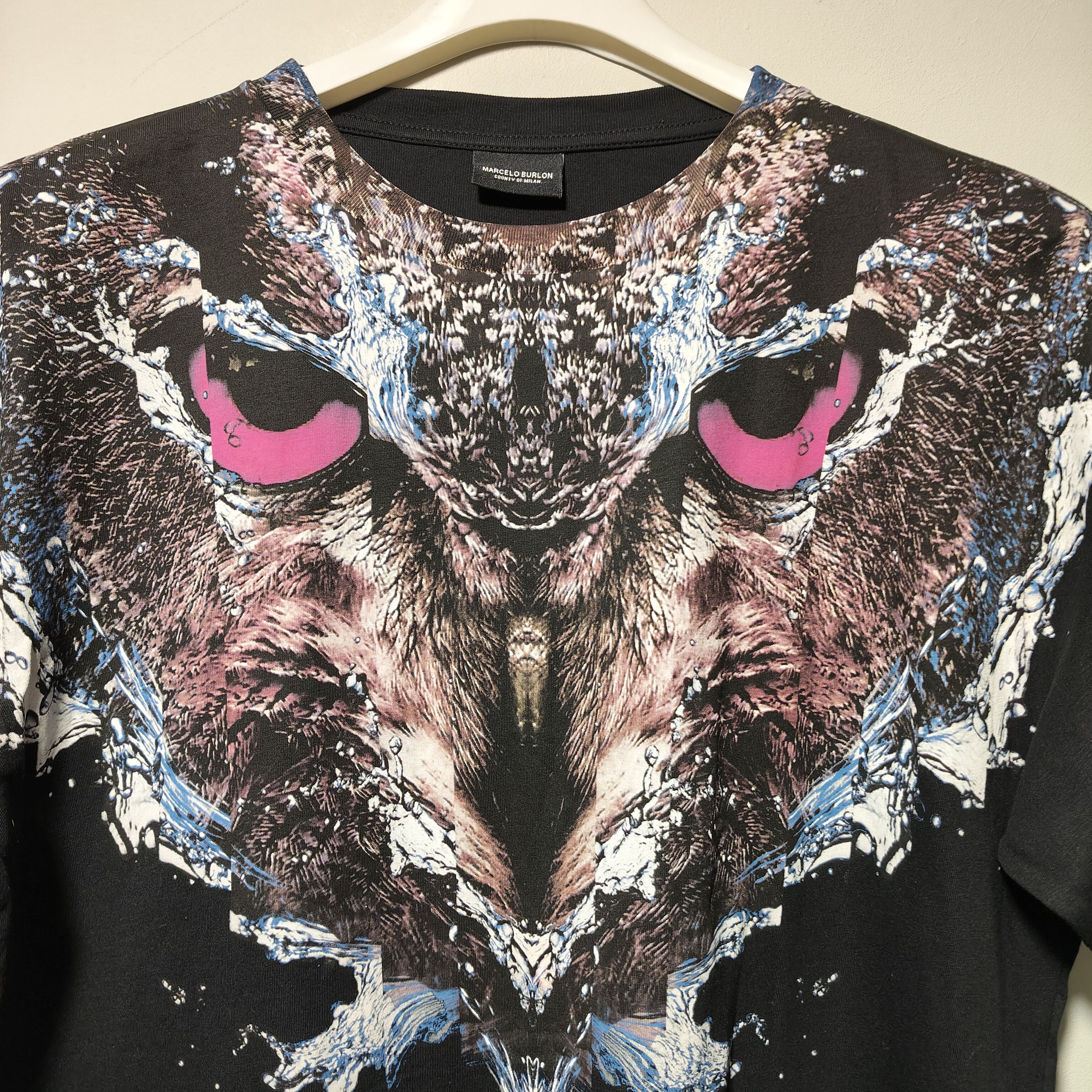Marcelo Burlon Owl print t-shirt Size US M / EU 48-50 / 2 - 4 Thumbnail
