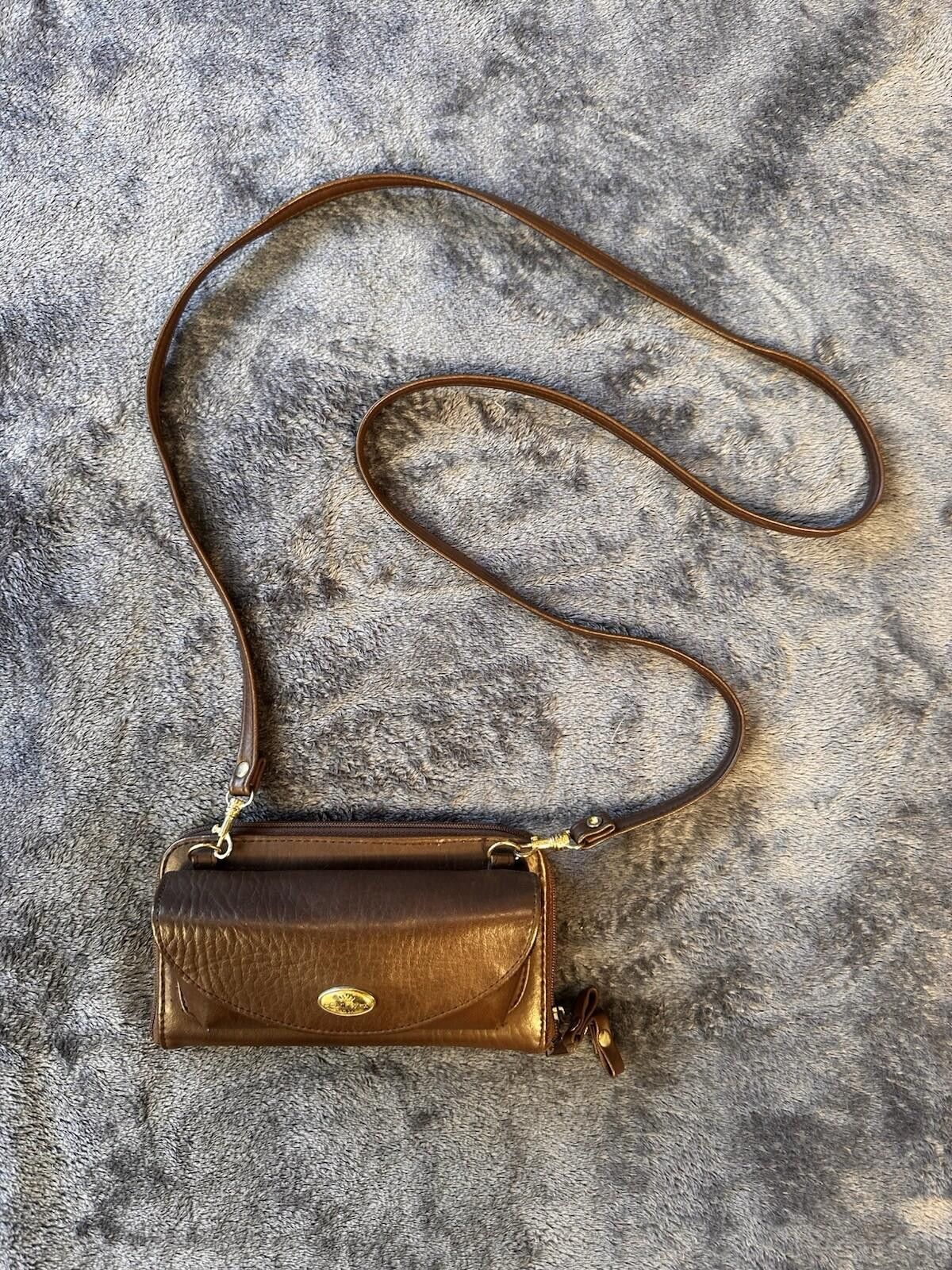 Other VTG Dolce Vita Moda Brown Leather Clutch Glasses Case Size ONE SIZE - 1 Thumbnail