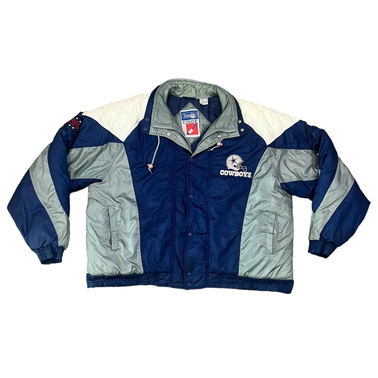NFL × Vintage Vintage 90s Dallas Cowboys Team NFL Puffer Jacket Size US XXL / EU 58 / 5 - 1 Thumbnail