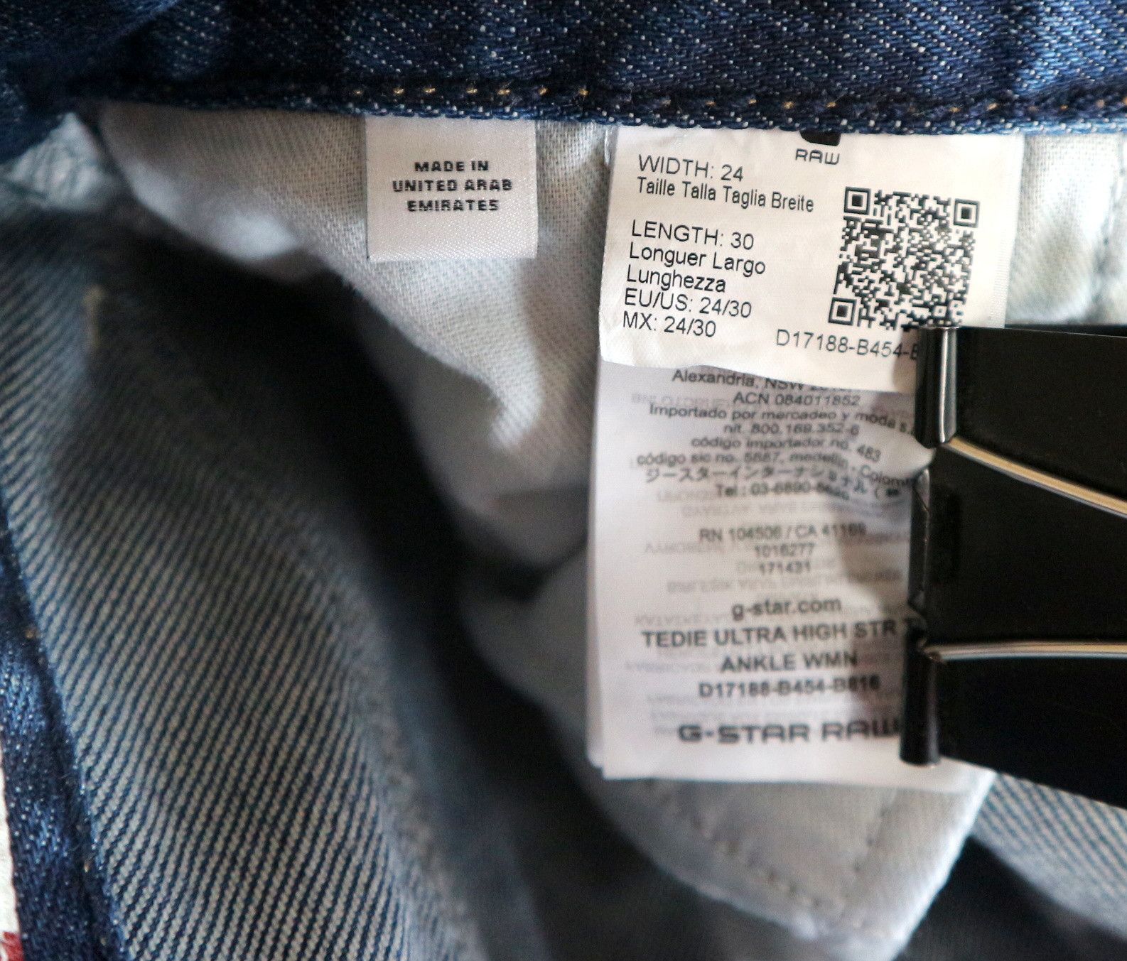 G-Star G-Star Raw Tedie Jeans W24 L30 Japanese Selvedge Size 24" / US 00 / IT 34 - 9 Thumbnail