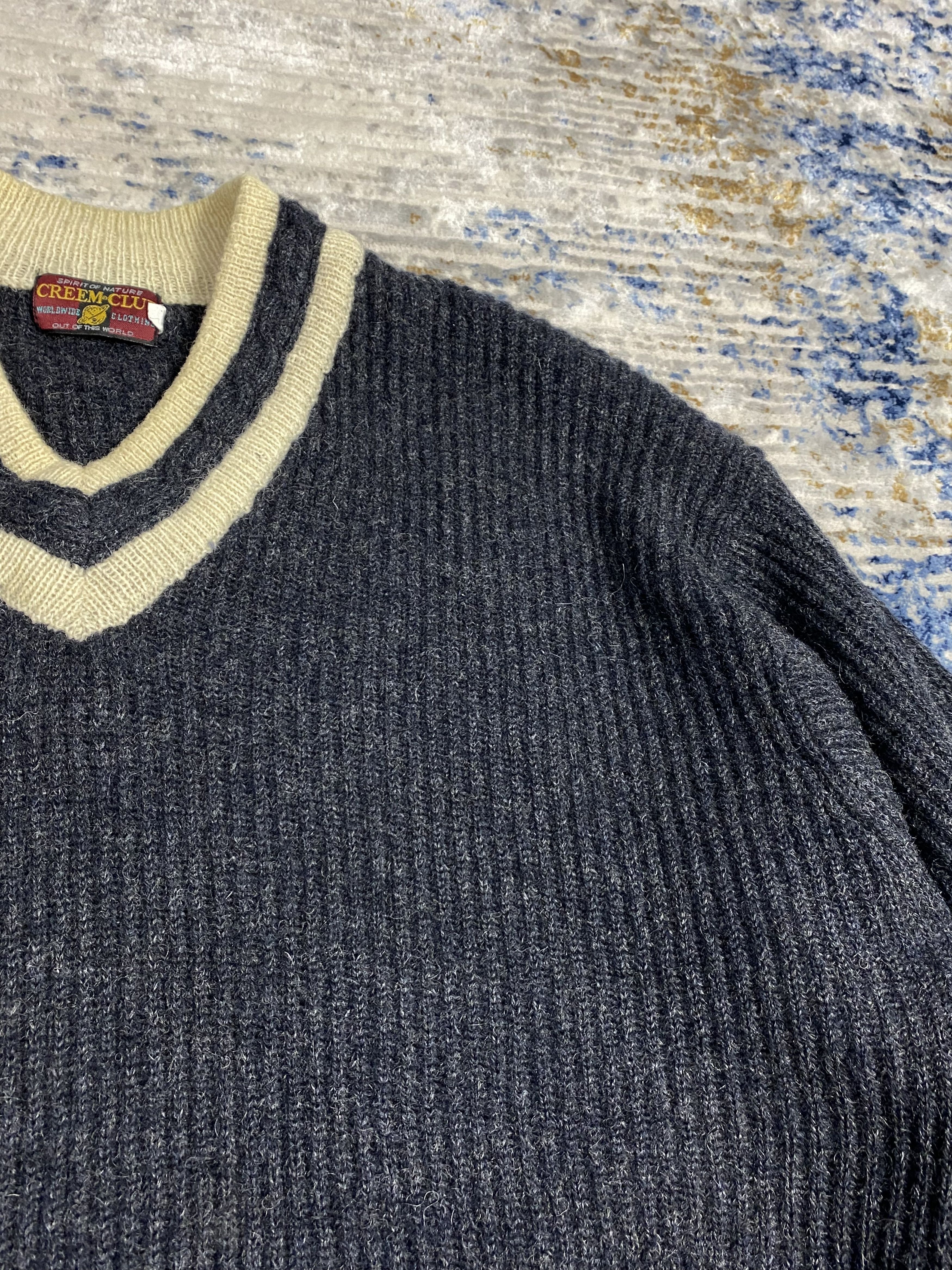 Vintage VINTAGE 90s HANDKNITTED WOOL SWEATER NORWAY RARE Size US L / EU 52-54 / 3 - 3 Thumbnail