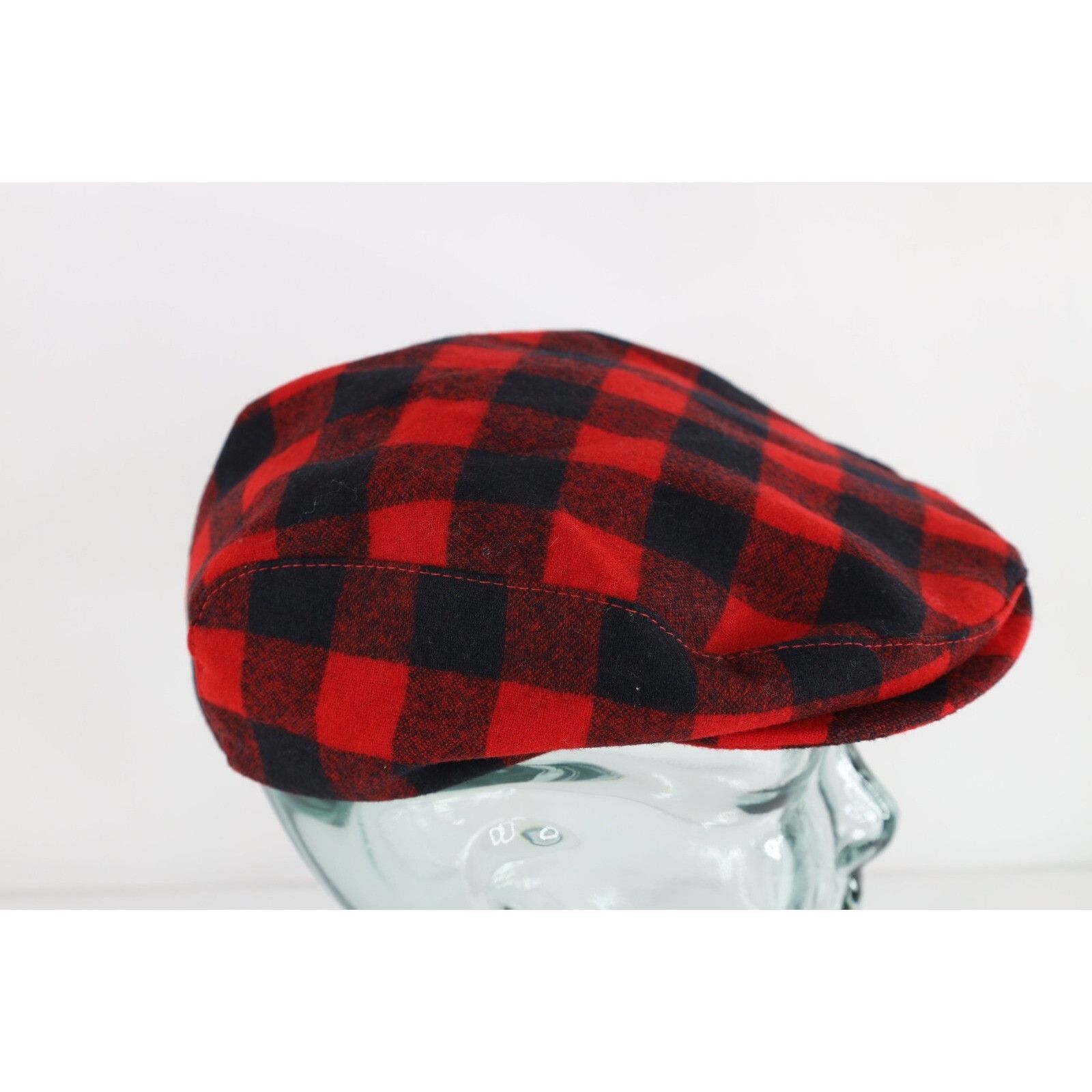Pendleton Vintage 70s Pendleton Virgin Wool Newsboy Cabbie Hat Cap Size ONE SIZE - 3 Thumbnail