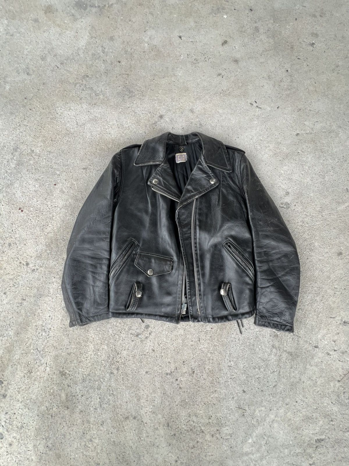 Other 1950s Beck 999 One Star Horsehide Leather Jacket Size US XS / EU 42 / 0 - 1 Thumbnail