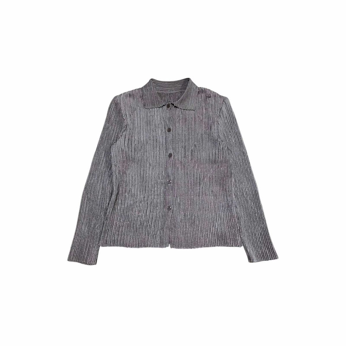 Japanese Brand 🔥Vintage T-Pleats Pleated Shirt Issey Miyake Style Size M / US 6-8 / IT 42-44 - 3 Thumbnail
