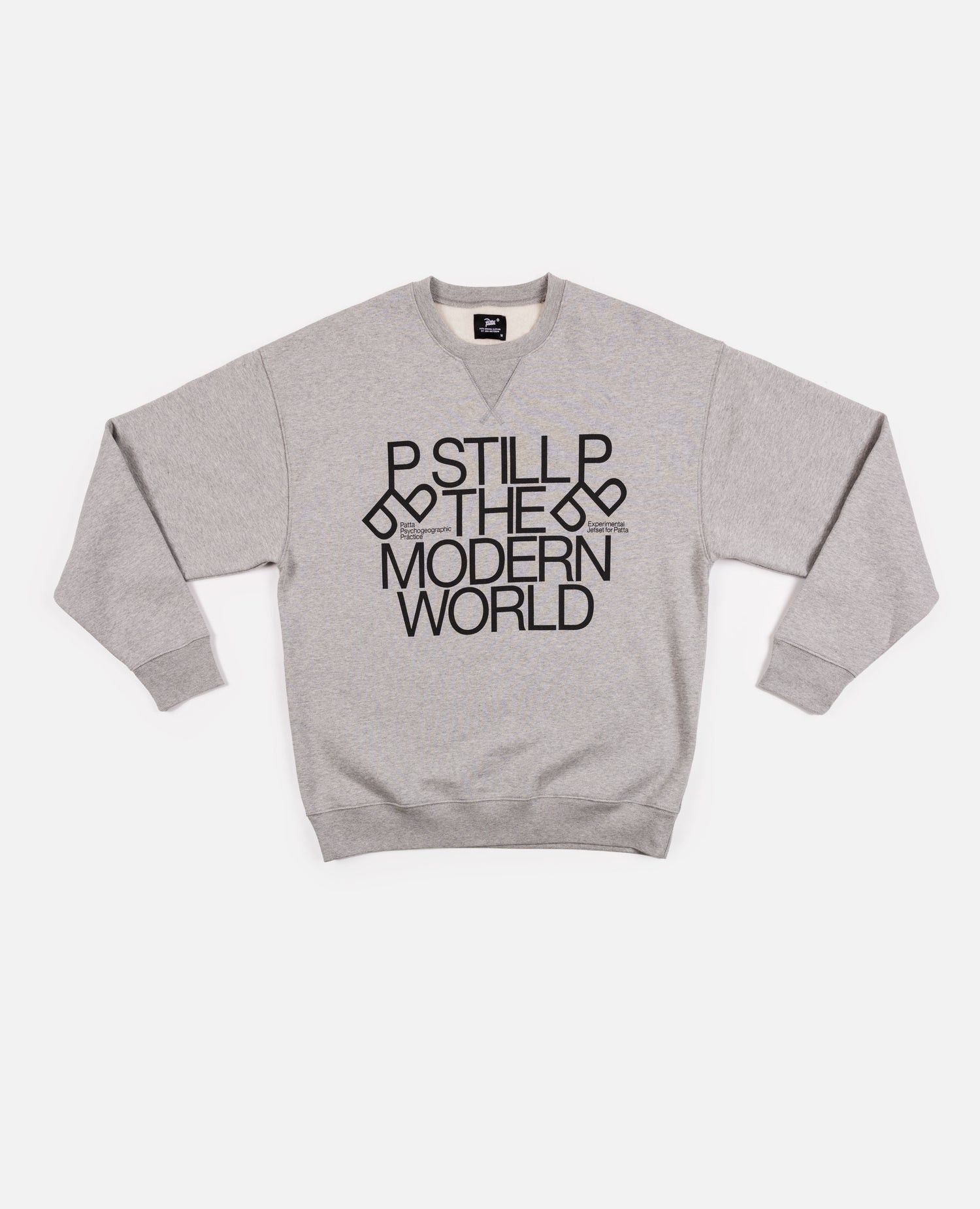Designer × Patta Patta x Experimental Jetset Crewneck Sweatshirt Grey Size M Size US M / EU 48-50 / 2 - 7 Thumbnail