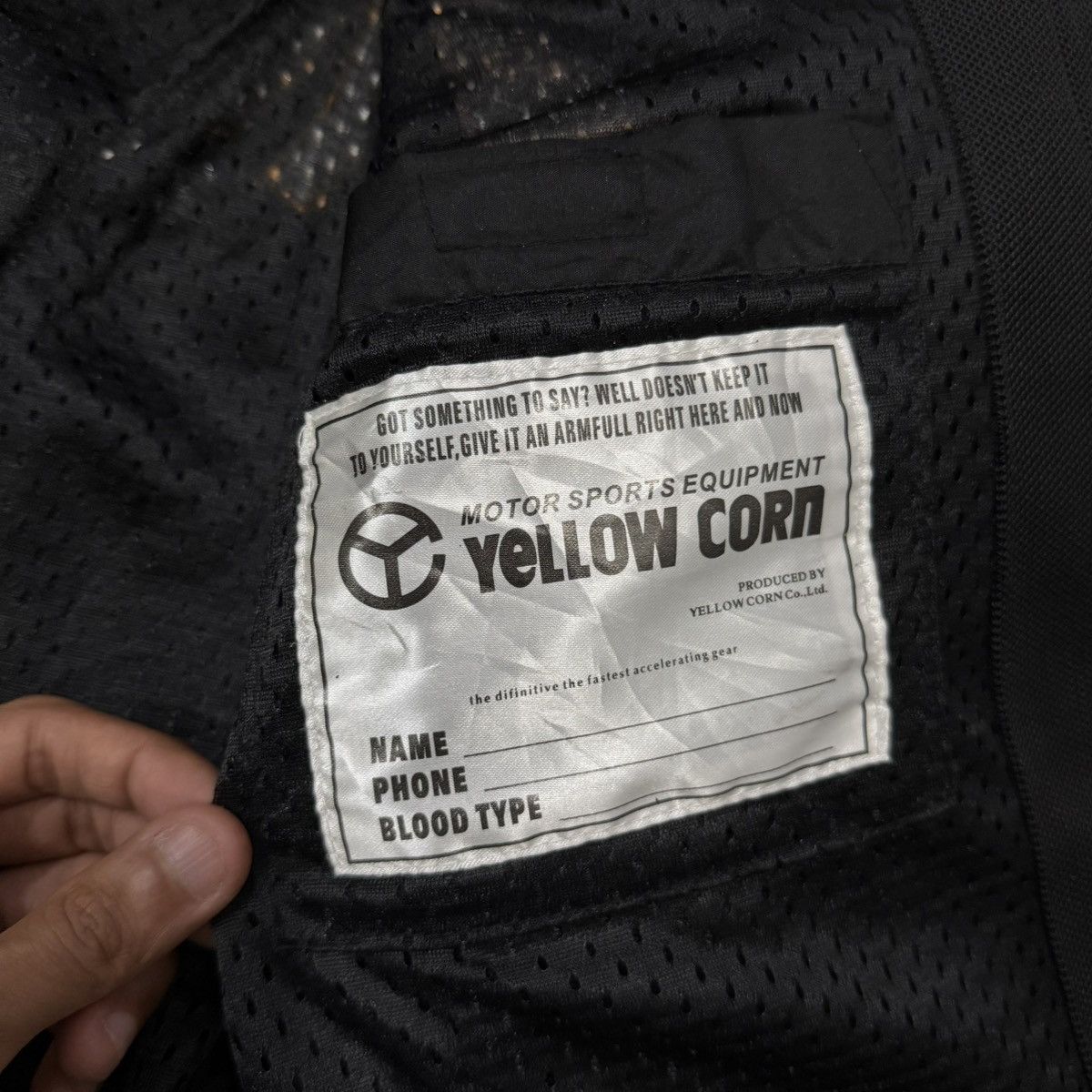 YELLOW CORN Vintage Yellow Corn Sledgehammer Racing Moto Safety Jacket Size US L / EU 52-54 / 3 - 20 Thumbnail