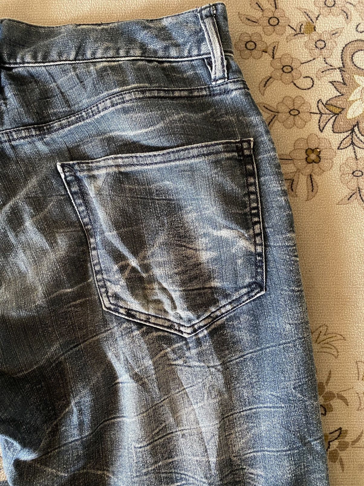 Japanese Brand Japanese Brand Lightning Style Distressed Denim Size US 32 / EU 48 - 6 Thumbnail
