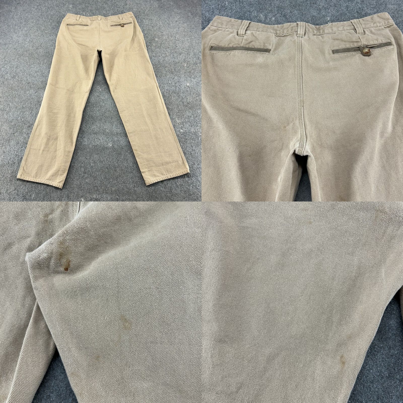 Orvis Orvis Pants Mens 36x32 Brown Chino Relaxed Straight Canvas Cotton Workwear Baggy Size US 36 / EU 52 - 8 Thumbnail