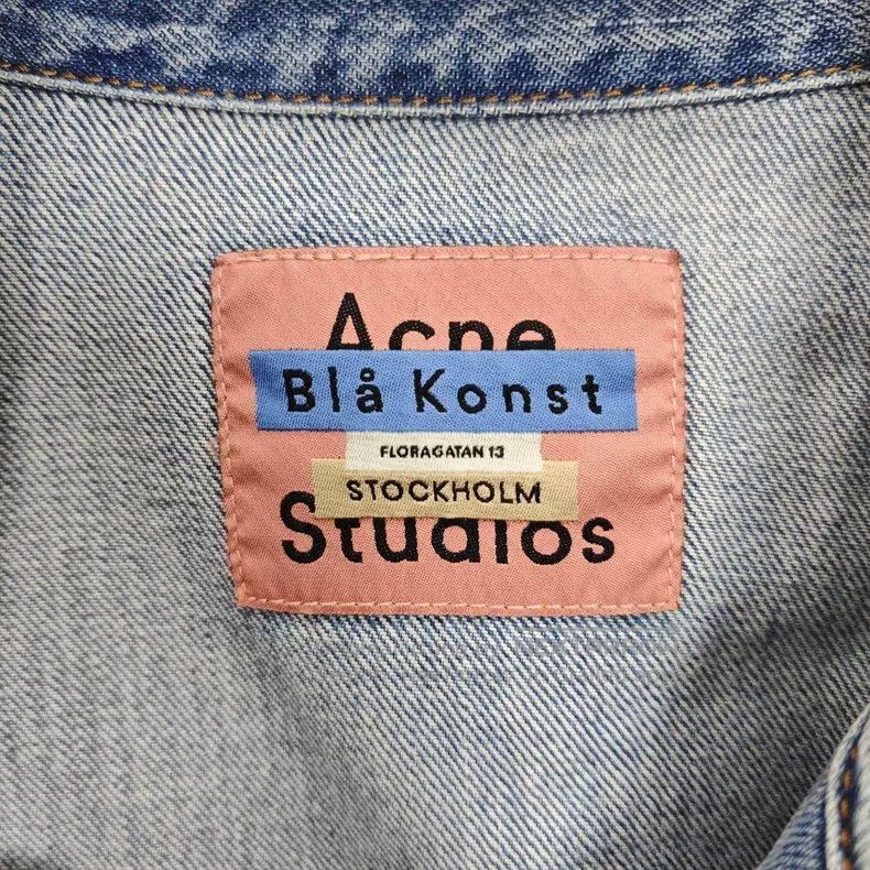Acne Studios Acne Studios Blue Vintage Washed Distressed Denim Jacket Size XS / US 0-2 / IT 36-38 - 4 Thumbnail