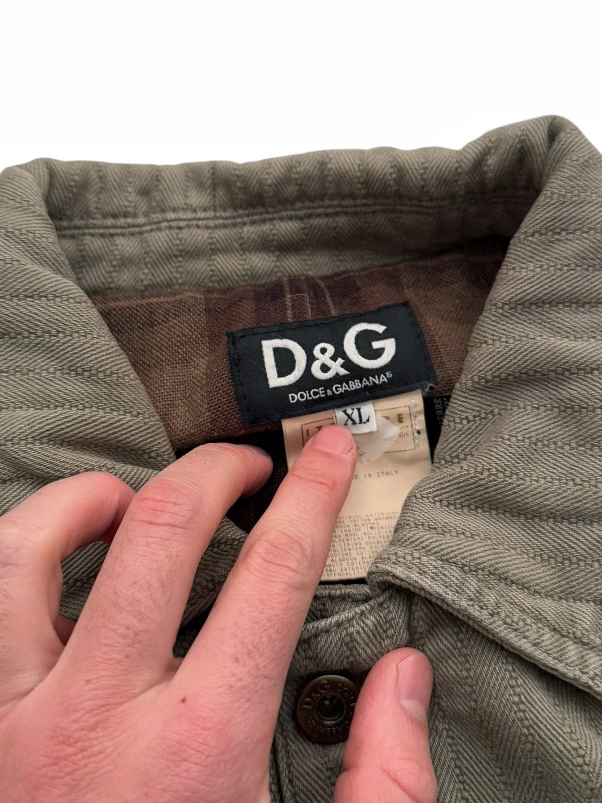 Dolce & Gabbana 2003 Military Zip Off Hunting Jacket Size US XL / EU 56 / 4 - 5 Thumbnail