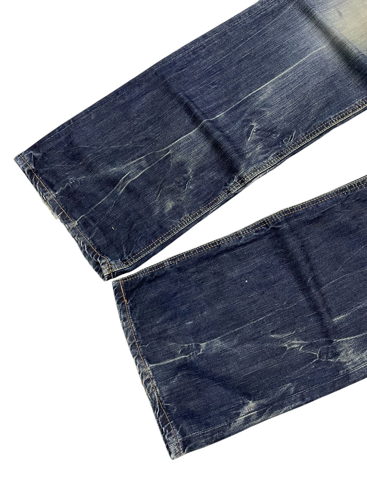 Edwin Rare Edwin 503 Flare Heavy Stitch Multi Colour Denim Jeans Size US 34 / EU 50 - 5 Thumbnail