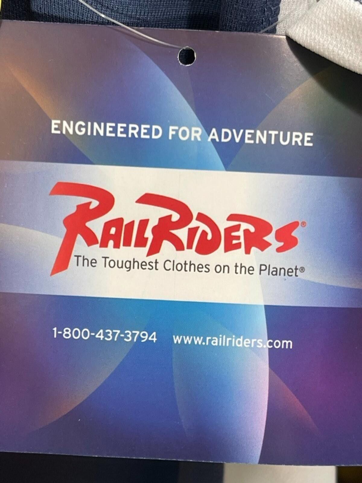 Other RailRiders Adrenaline Tee NWT Mens XXL Blue White Wicking Size US XXL / EU 58 / 5 - 4 Thumbnail