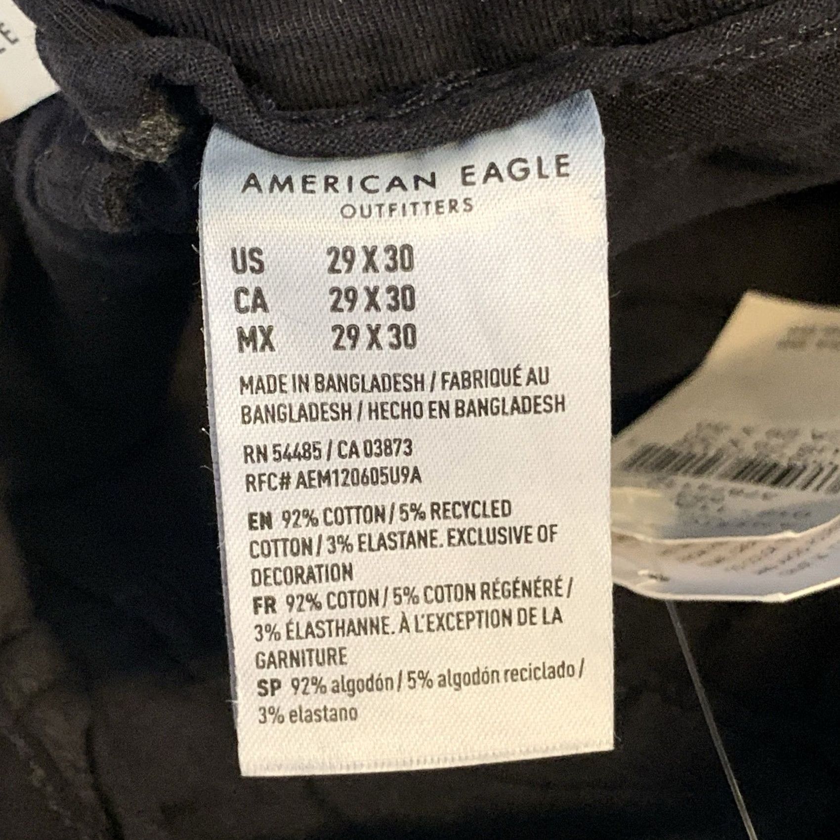 American Eagle Outfitters American Eagle Pants Men 29x30 Blue Slim Lived In Khakis Office Siren Preppy Size US 29 - 4 Thumbnail
