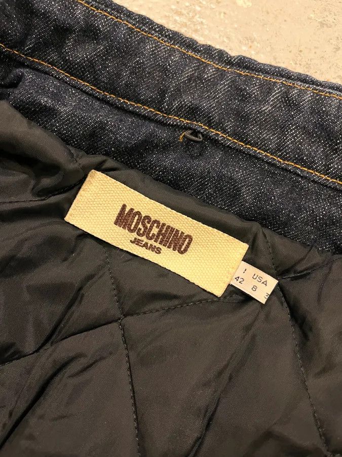 Moschino 2000s Moschino Navy Brut Cargo Denim Jacket Size M / US 6-8 / IT 42-44 - 9 Thumbnail