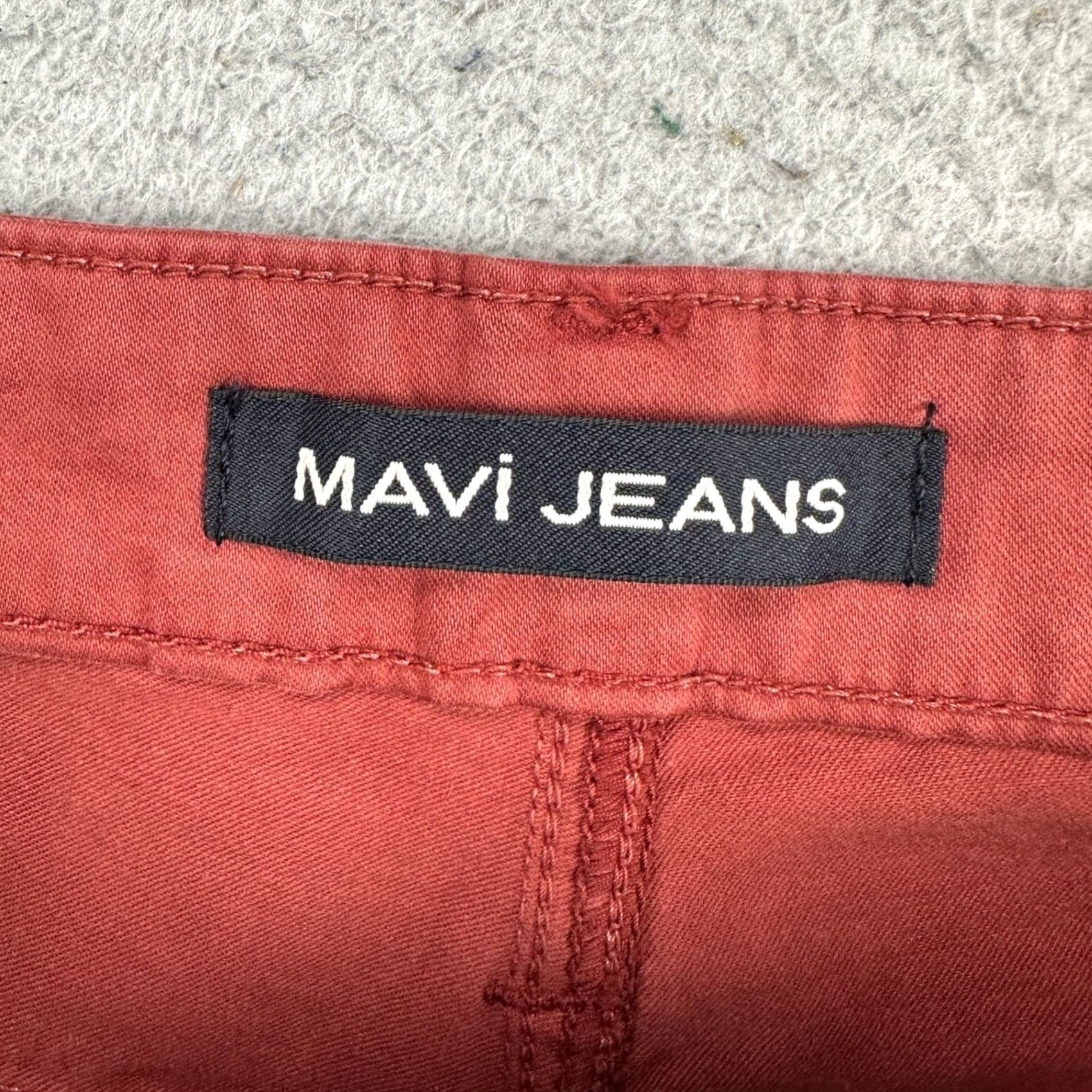 Mavi Mavi John Shorts Mens 32 Red Rose Wood Twill Khakis Stretch Flat Front NEW Size US 32 / EU 48 - 4 Thumbnail
