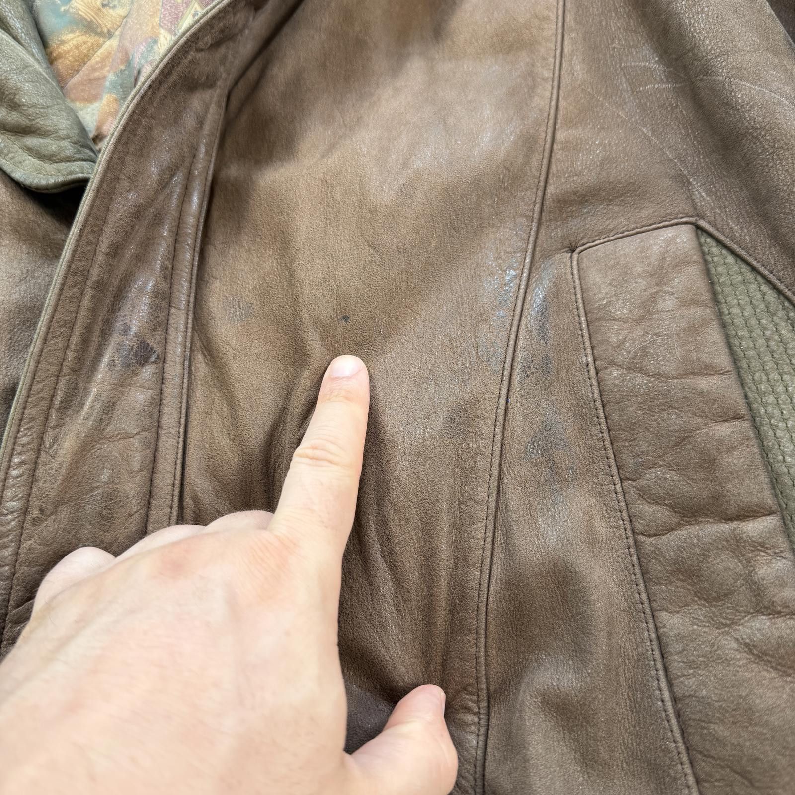 Members Only Vintage 90s Members Only Genuine Leather Jacket Brown L Size US L / EU 52-54 / 3 - 8 Thumbnail