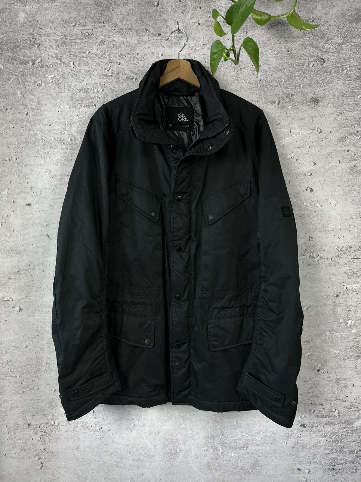 image of Isaora Tech M65 Jacket in Black, Men's (Size Large)