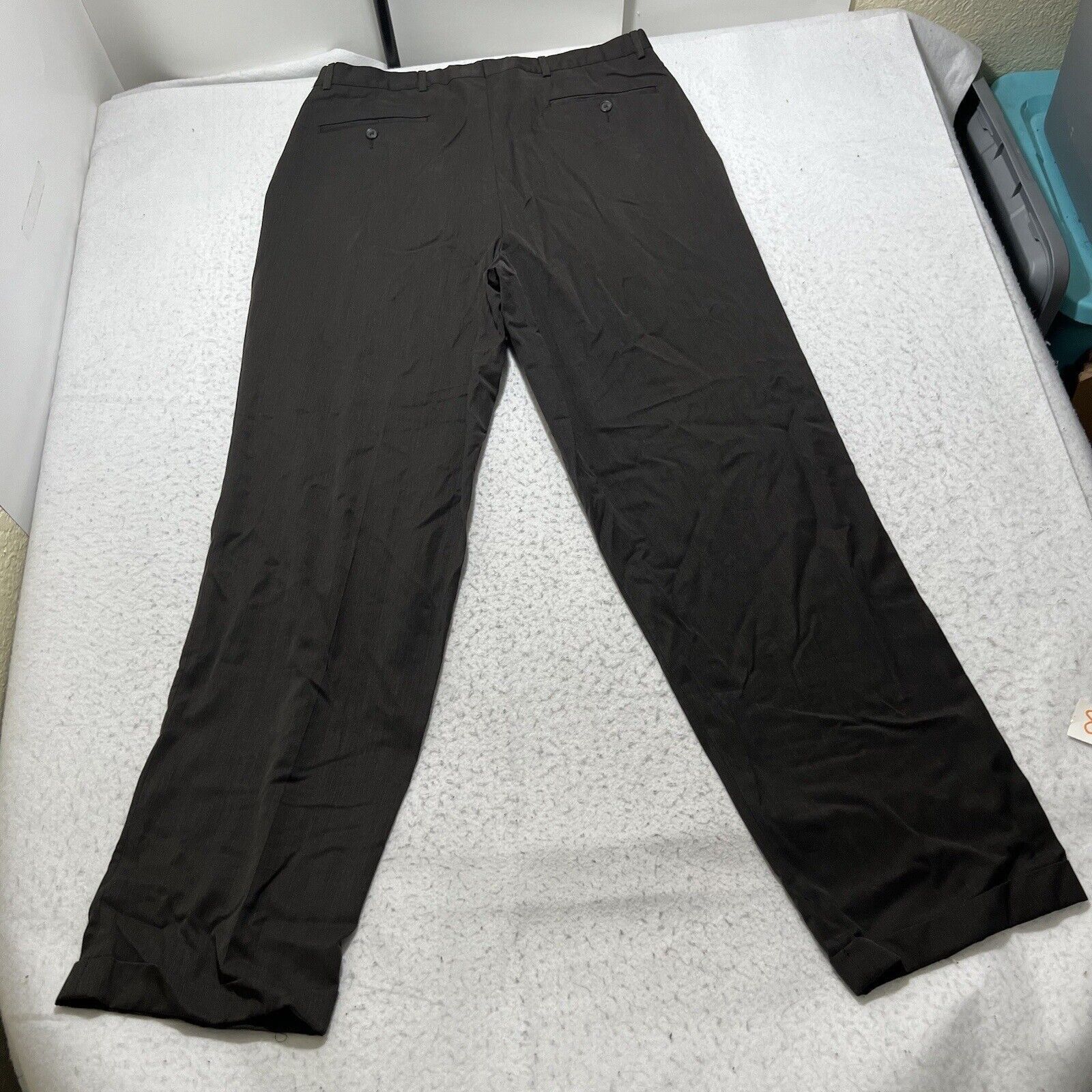 Geoffrey Beene Geoffrey Beene 36x34 Dress Pants Pleated Straight Leg Size US 36 / EU 52 - 5 Thumbnail