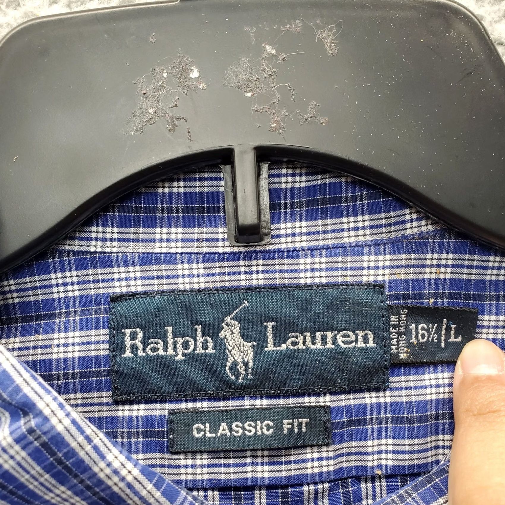 Ralph Lauren Ralph Lauren Dress Shirt Men L Multi Plaid Pony Logo Button Down Size 42R - 5 Thumbnail