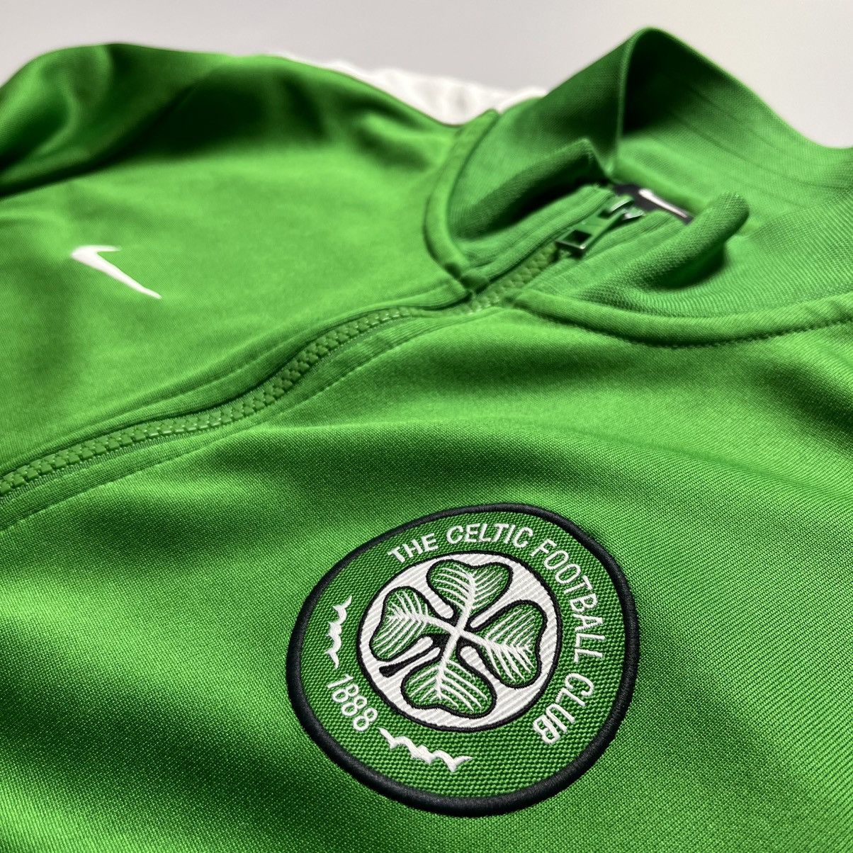 Nike × Vintage CELTIC NIKE N98 2012/2013 TRAINING FOOTBALL SOCCER TRACK TOP Size US L / EU 52-54 / 3 - 6 Thumbnail