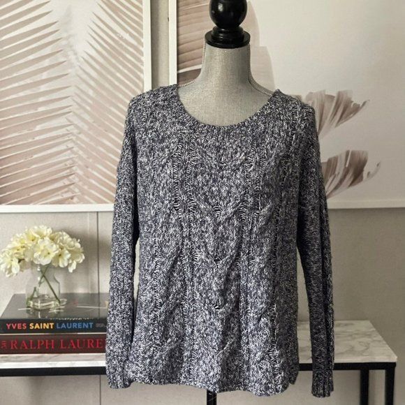 Hollister Hollister Marbled Cable Knit Women's Sweater Large Size L / US 10 / IT 46 - 2 Thumbnail