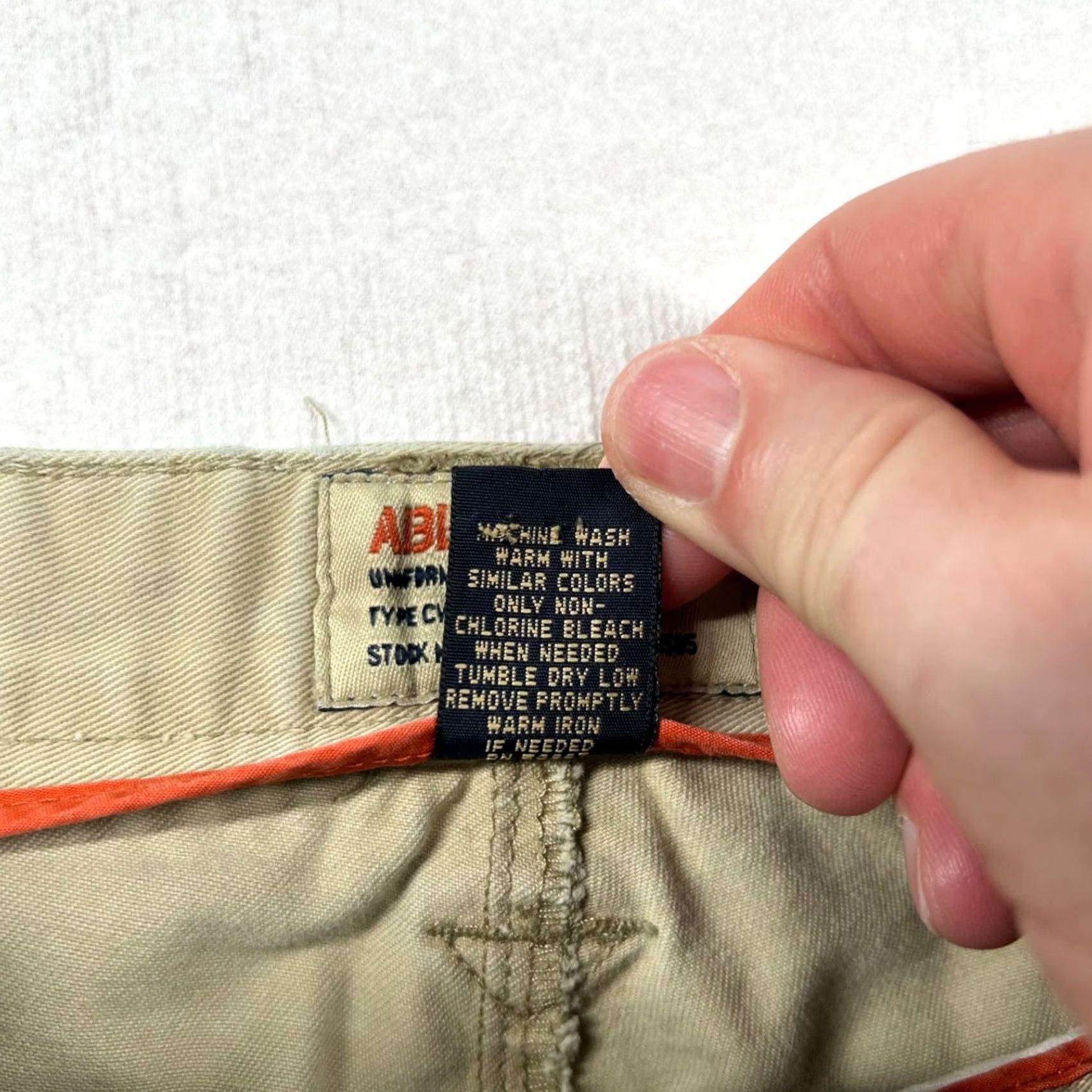 Abercrombie & Fitch VINTAGE Abercrombie & Fitch Pants Womens 2 Uniform Military Chino Canvas Beige 100% Cotton, Beige, Regular, 30 Inseam, Size 2, Womens, Panties? Size 26" / US 2 / IT 38 - 5 Thumbnail