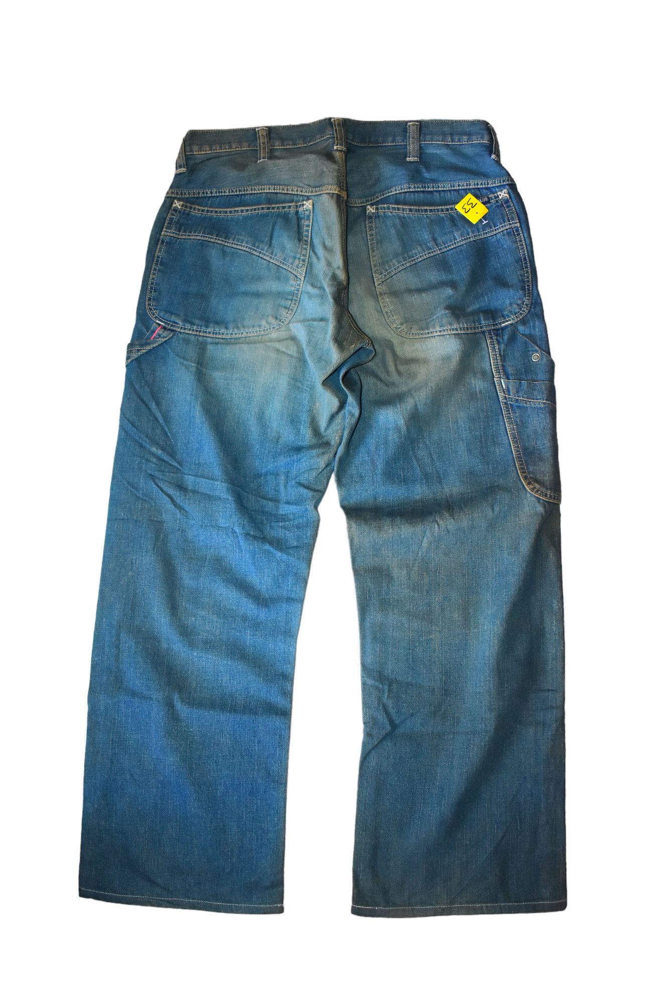 Blue Blue Japan × If Six Was Nine × Japanese Brand Vintage Blue Blue Japan Double Knee Jeans Size US 32 / EU 48 - 5 Thumbnail