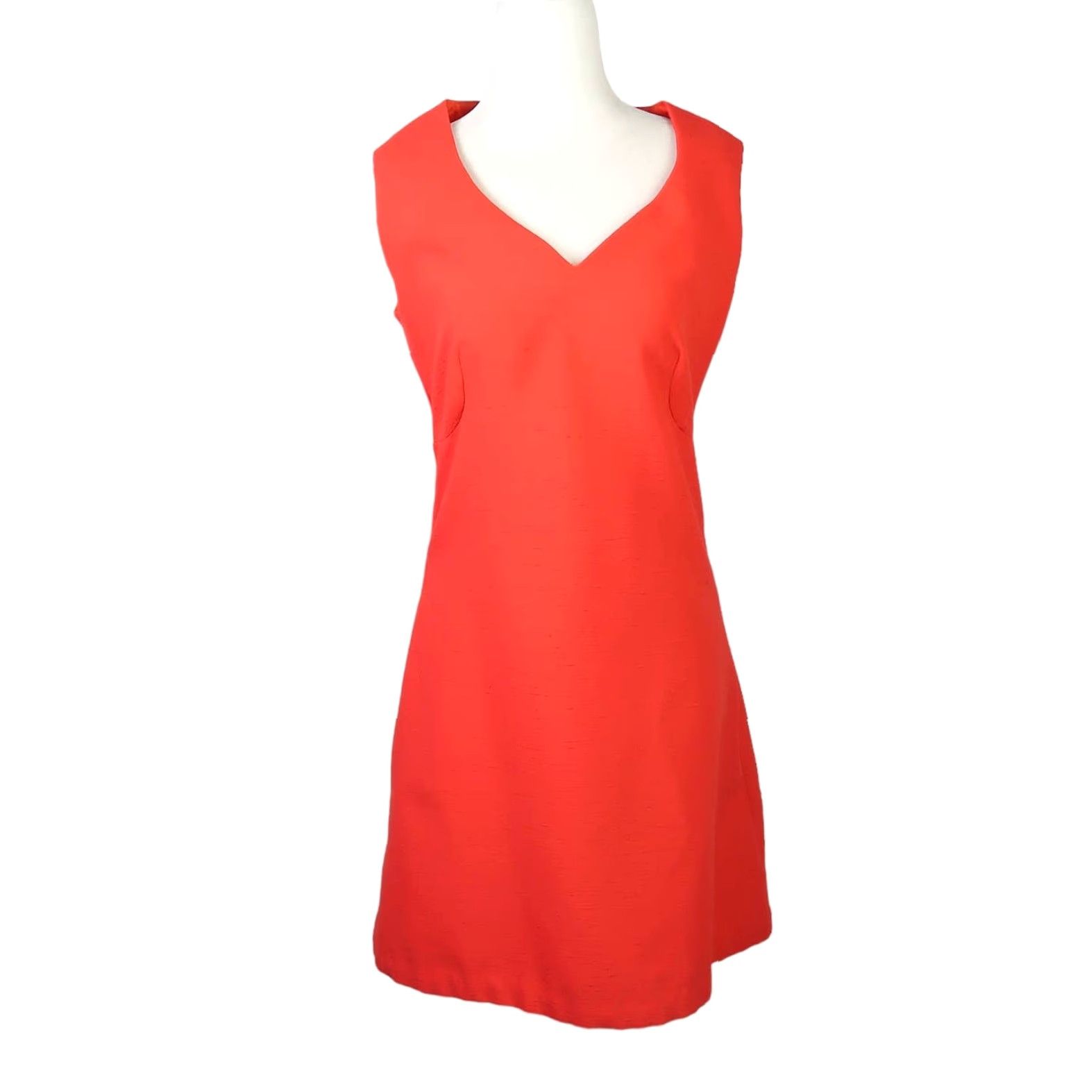 Vintage VINTAGE 80s orange red mini dress and matching jacket suit set S Women Dress Sleeveless 80s Party/Cocktail Size S / US 4 / IT 40 - 3 Thumbnail